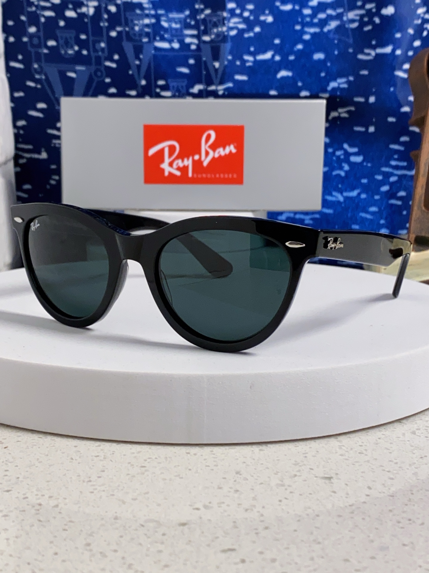  RayBan雷朋 2025新款王炸系列 太阳镜板材玻璃镜片眼镜黑色男女同款眼镜潮酷防晒墨镜 RB224