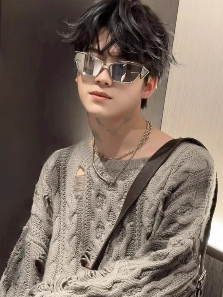  Givenchy纪梵希 2025新款不规则金属框墨镜时尚潮流个性街拍凹造型男女同款太阳镜 