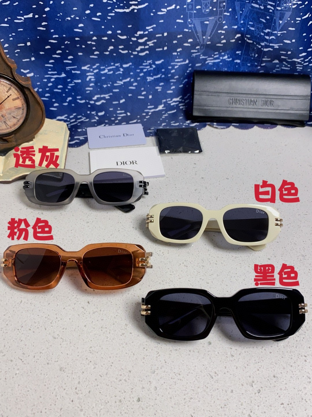  Dior迪奥 2025新款欧美高端女方框显瘦百搭太阳眼欧洲站网红高版旅游墨镜 