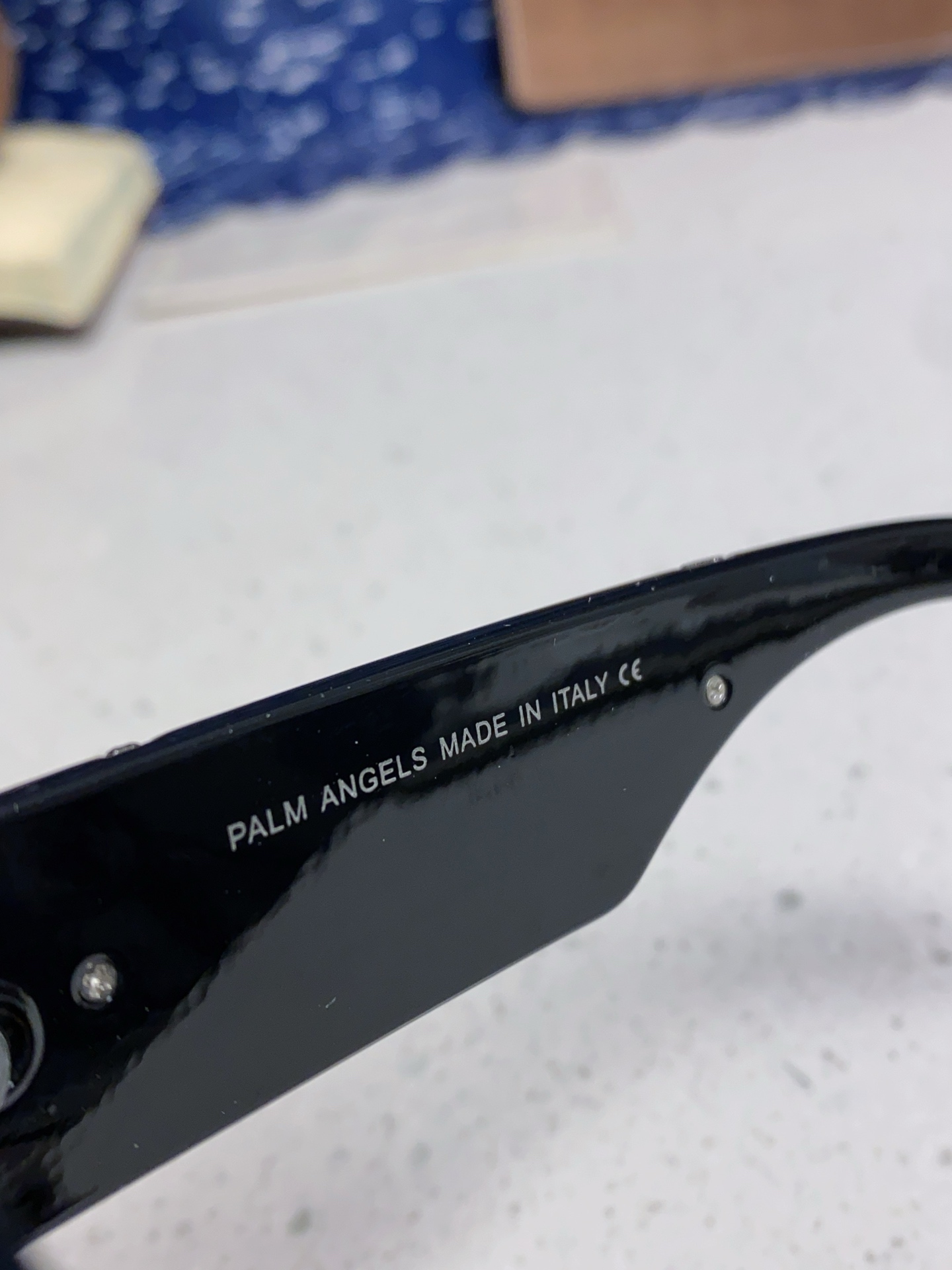  Palm Angels 大明星潮牌 2025新款时尚嘻哈风太阳镜黑框朋克字母个性墨镜潮流街拍太阳眼镜 