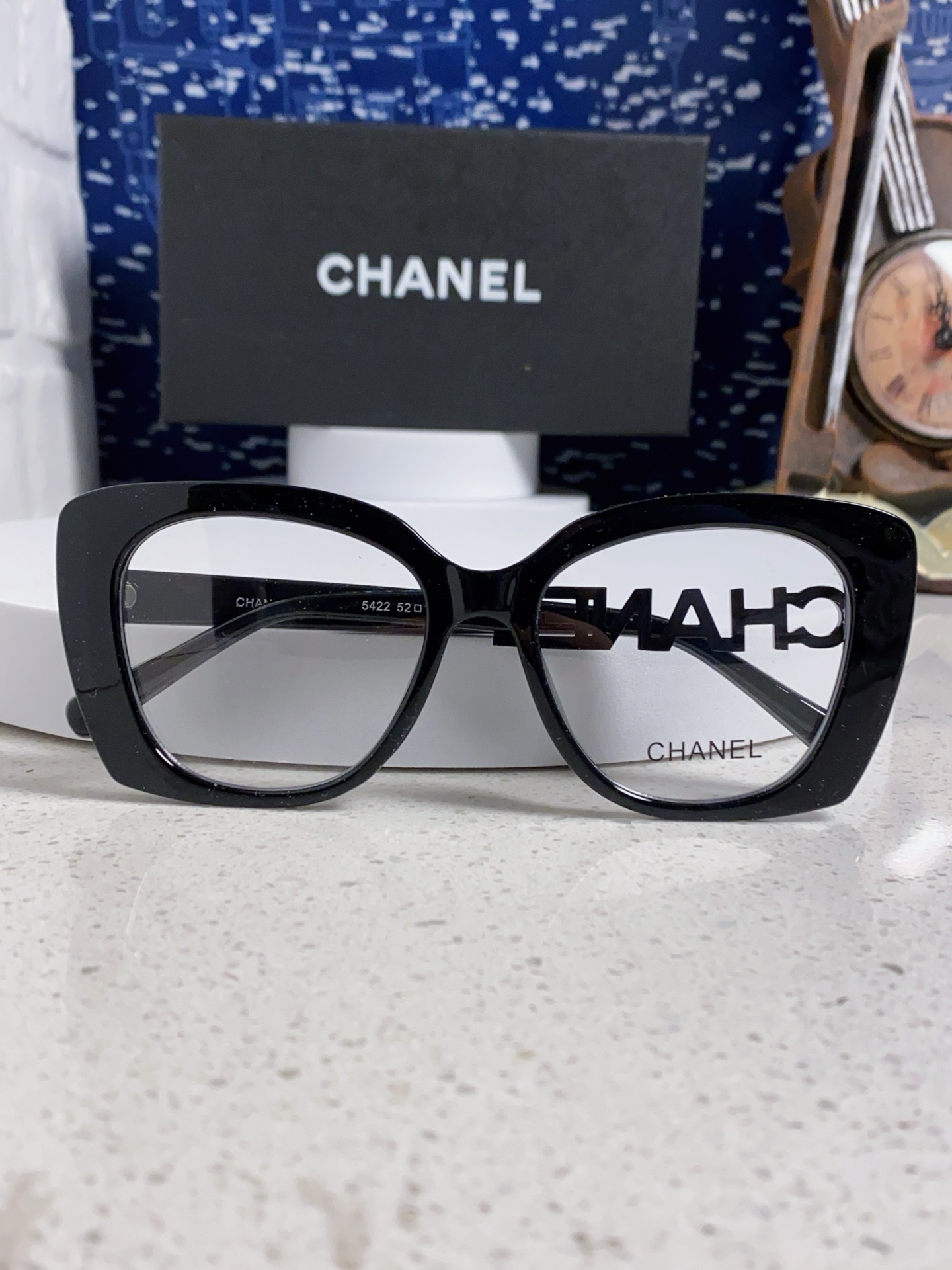   CHANEL 香奈儿(光学款) 大量现货放心上图 镂空5422 推荐这款佩戴起来具有型，超有气质的一
