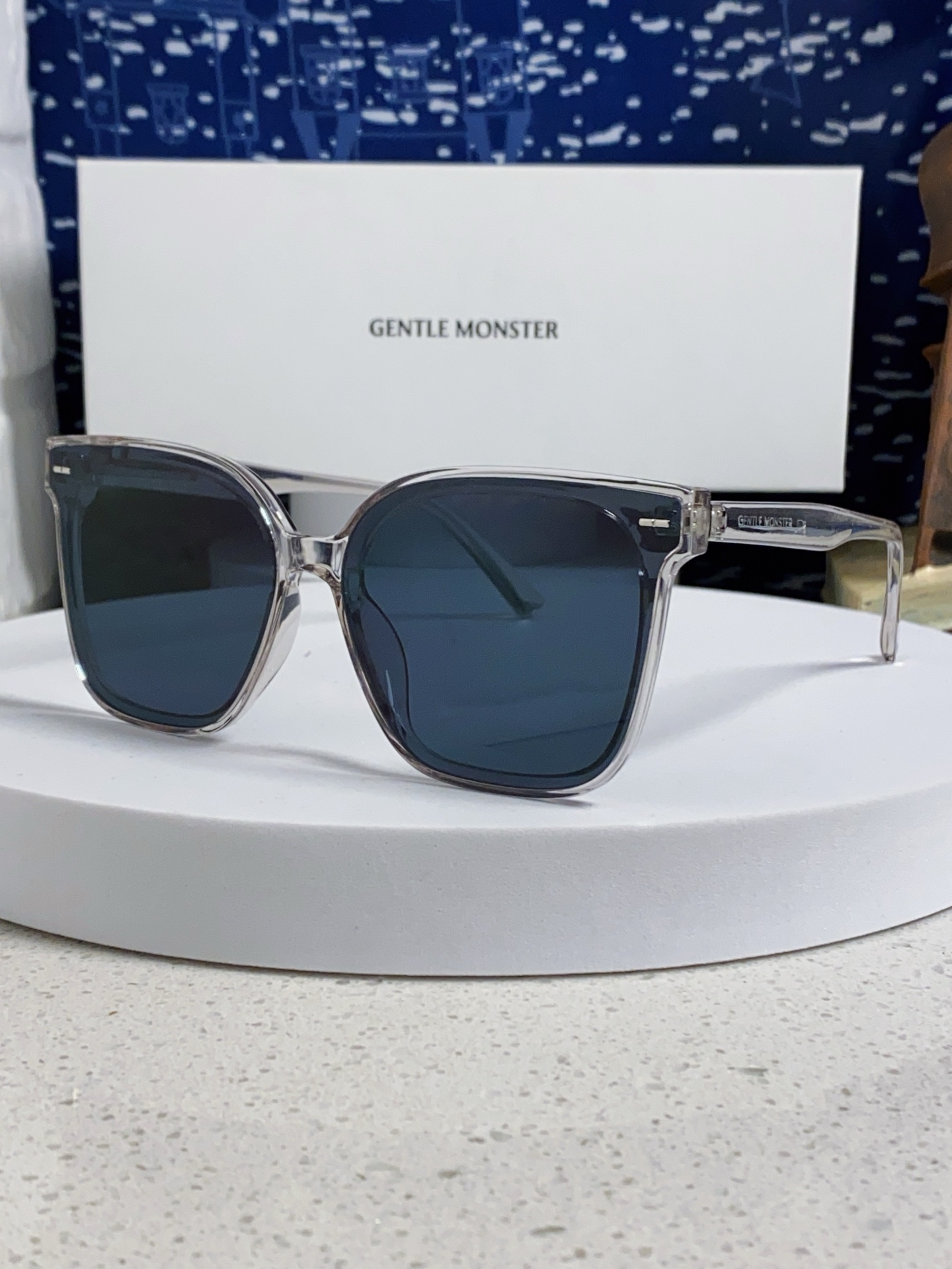  Gentle Moster(GM) GM墨镜新款方框板材时尚太阳镜防紫外线男女情侣网红同款 型号：S