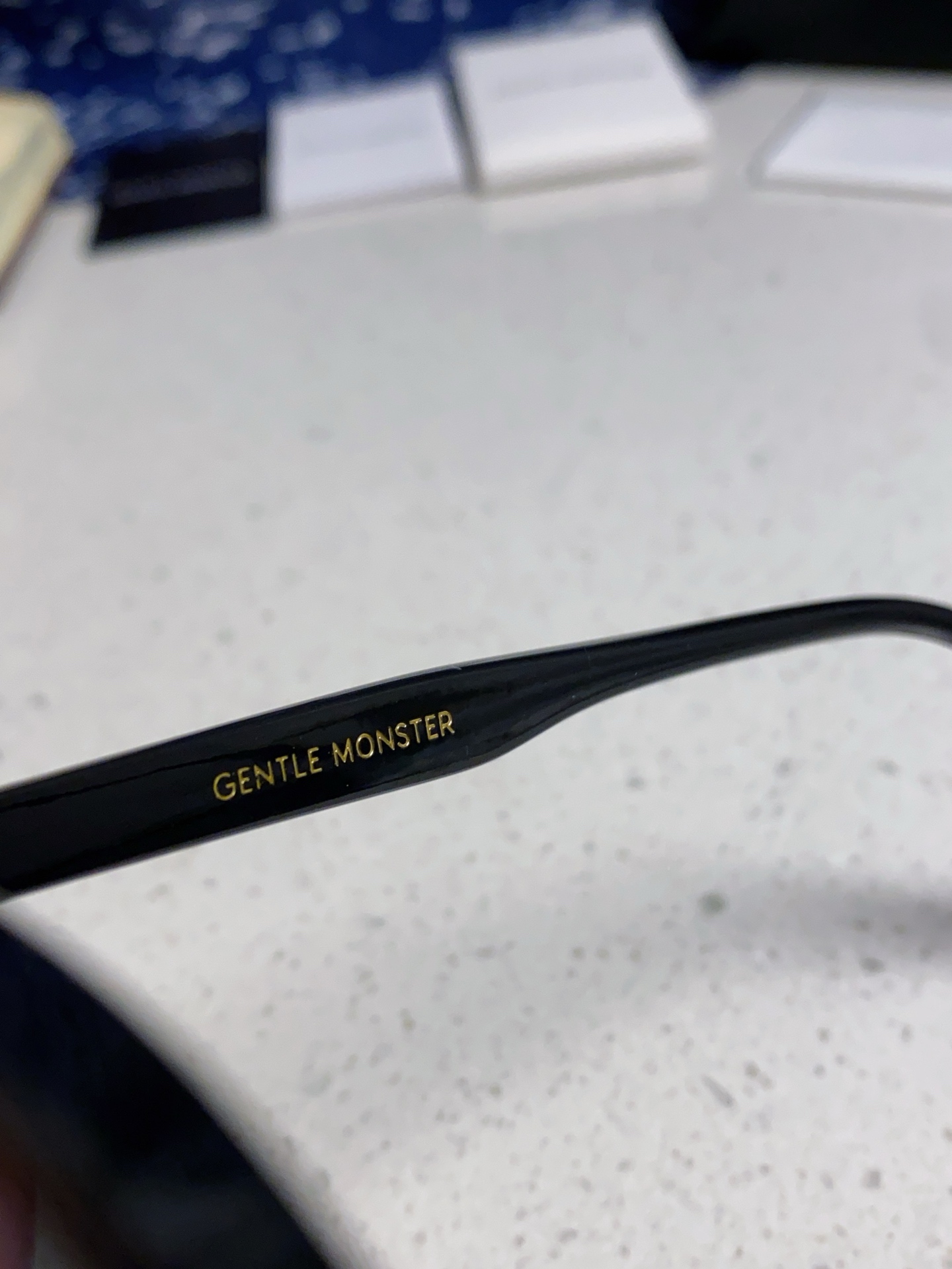   Gentle Moster(GM) GM墨镜新款方框板材时尚太阳镜防紫外线男女情侣网红同款 型号：S