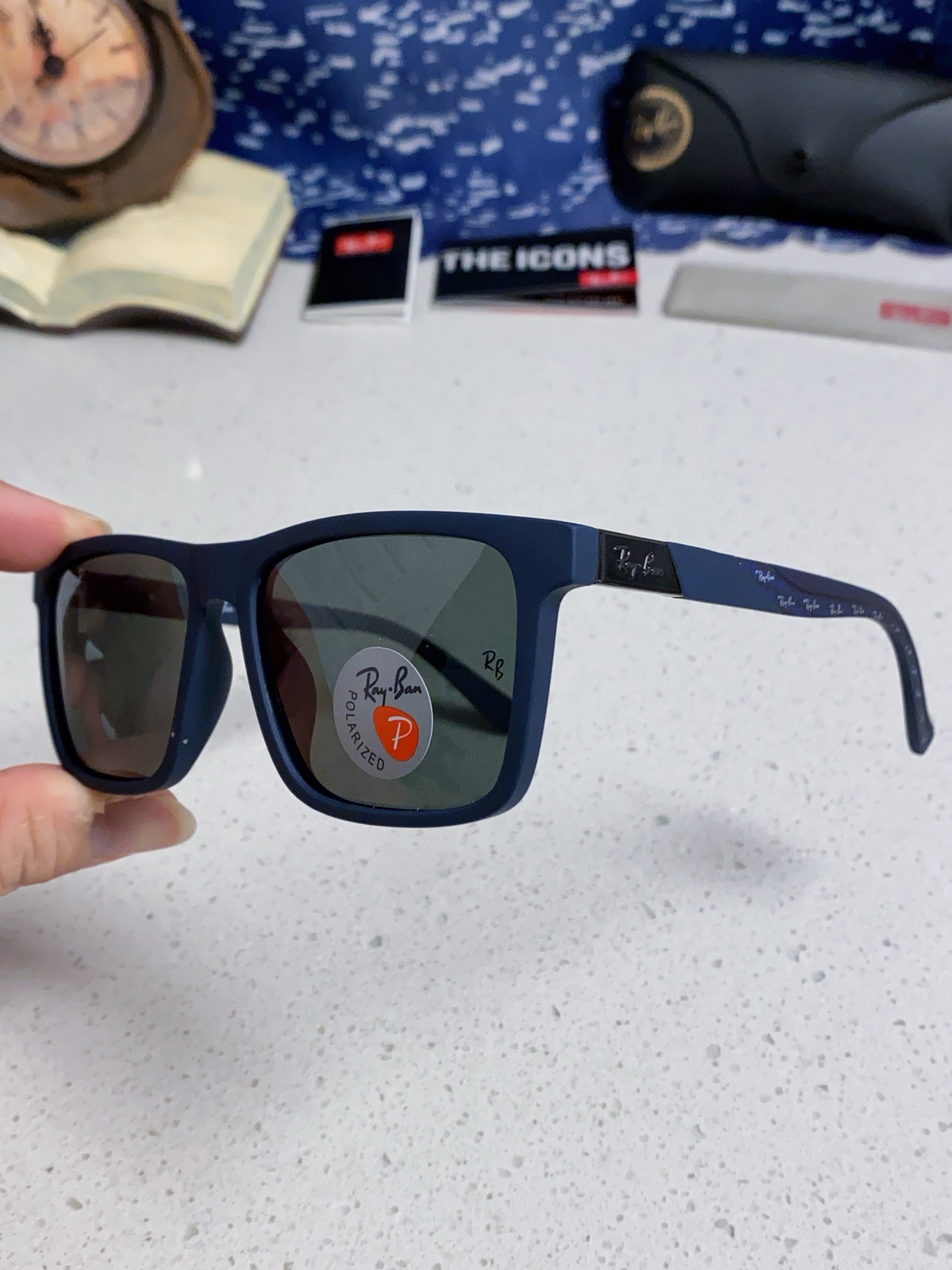  RayBan雷朋 2025新款太阳镜方形时尚复古男士开车防晒墨镜 RB69030 Size60口15-