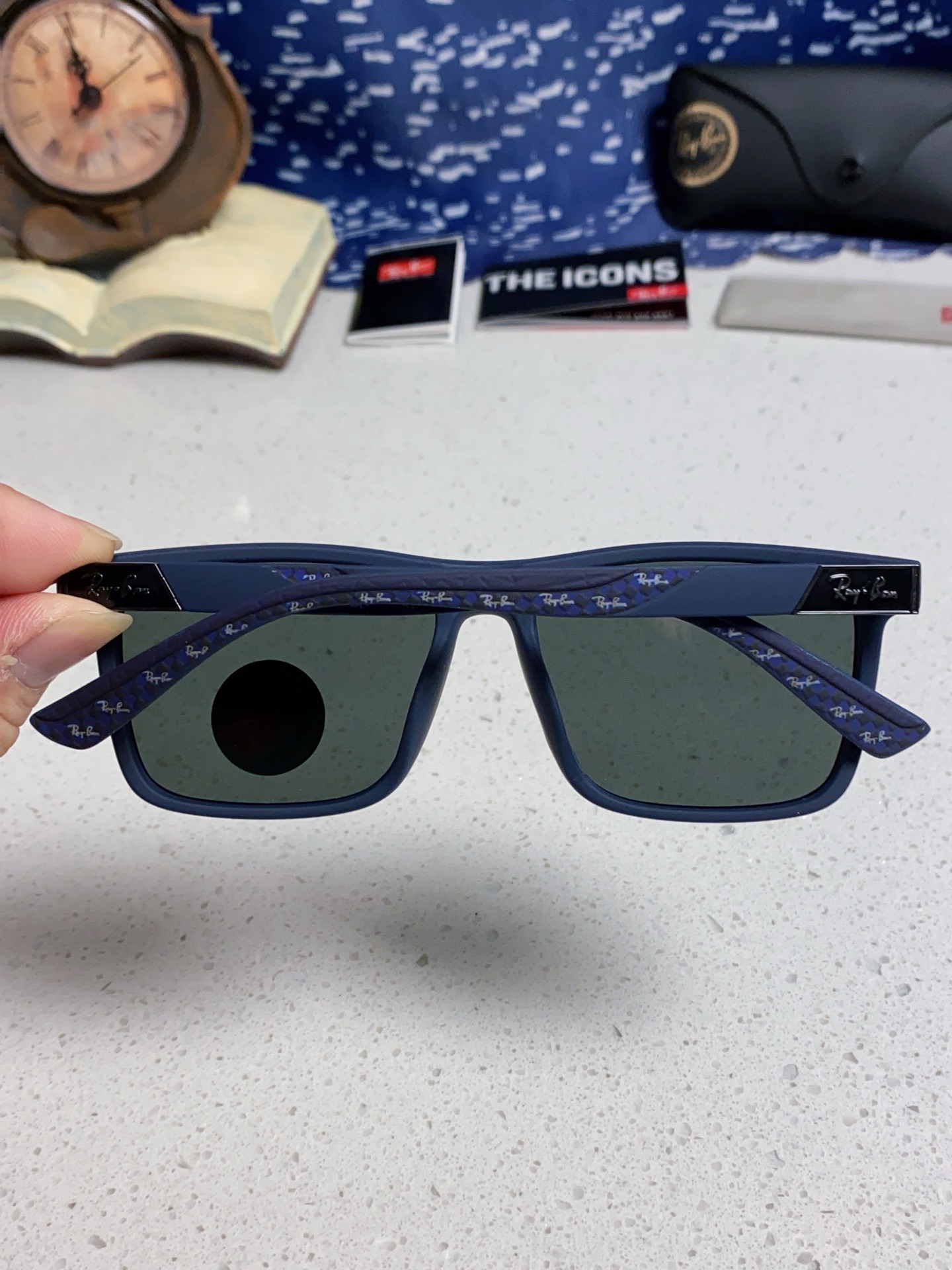  RayBan雷朋 2025新款太阳镜方形时尚复古男士开车防晒墨镜 RB69030 Size60口15-