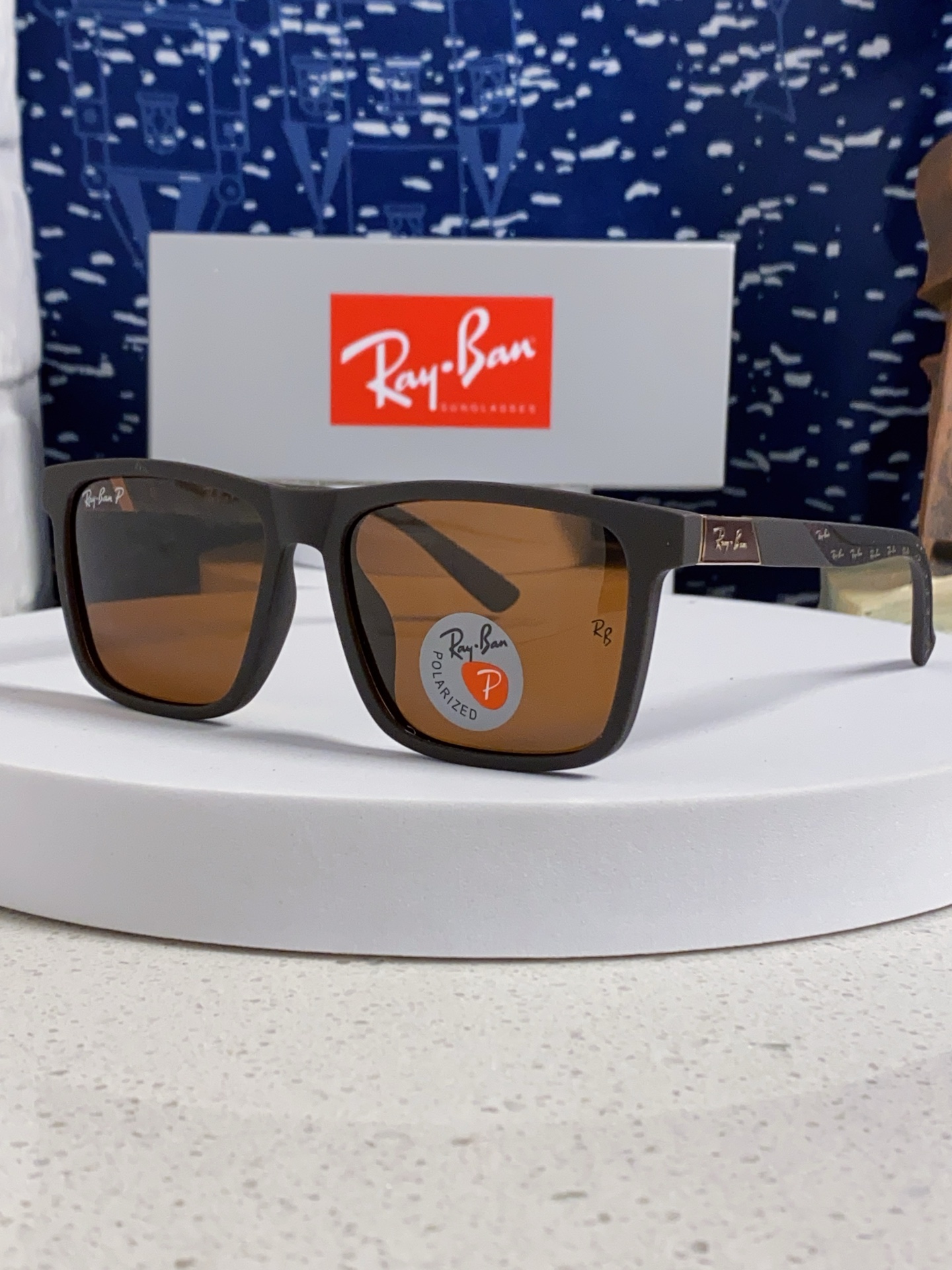  RayBan雷朋 2025新款太阳镜方形时尚复古男士开车防晒墨镜 RB69030 Size60口15-