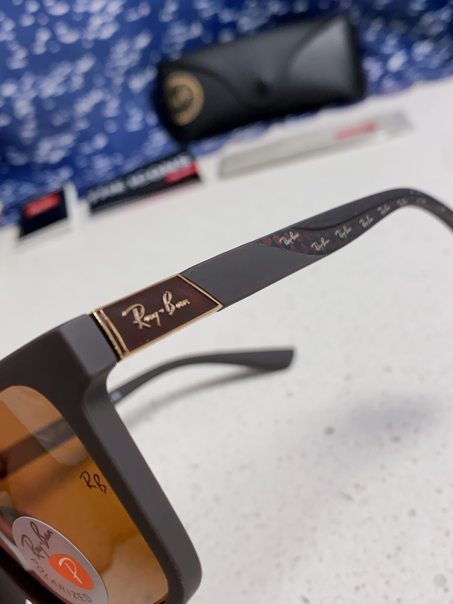  RayBan雷朋 2025新款太阳镜方形时尚复古男士开车防晒墨镜 RB69030 Size60口15-