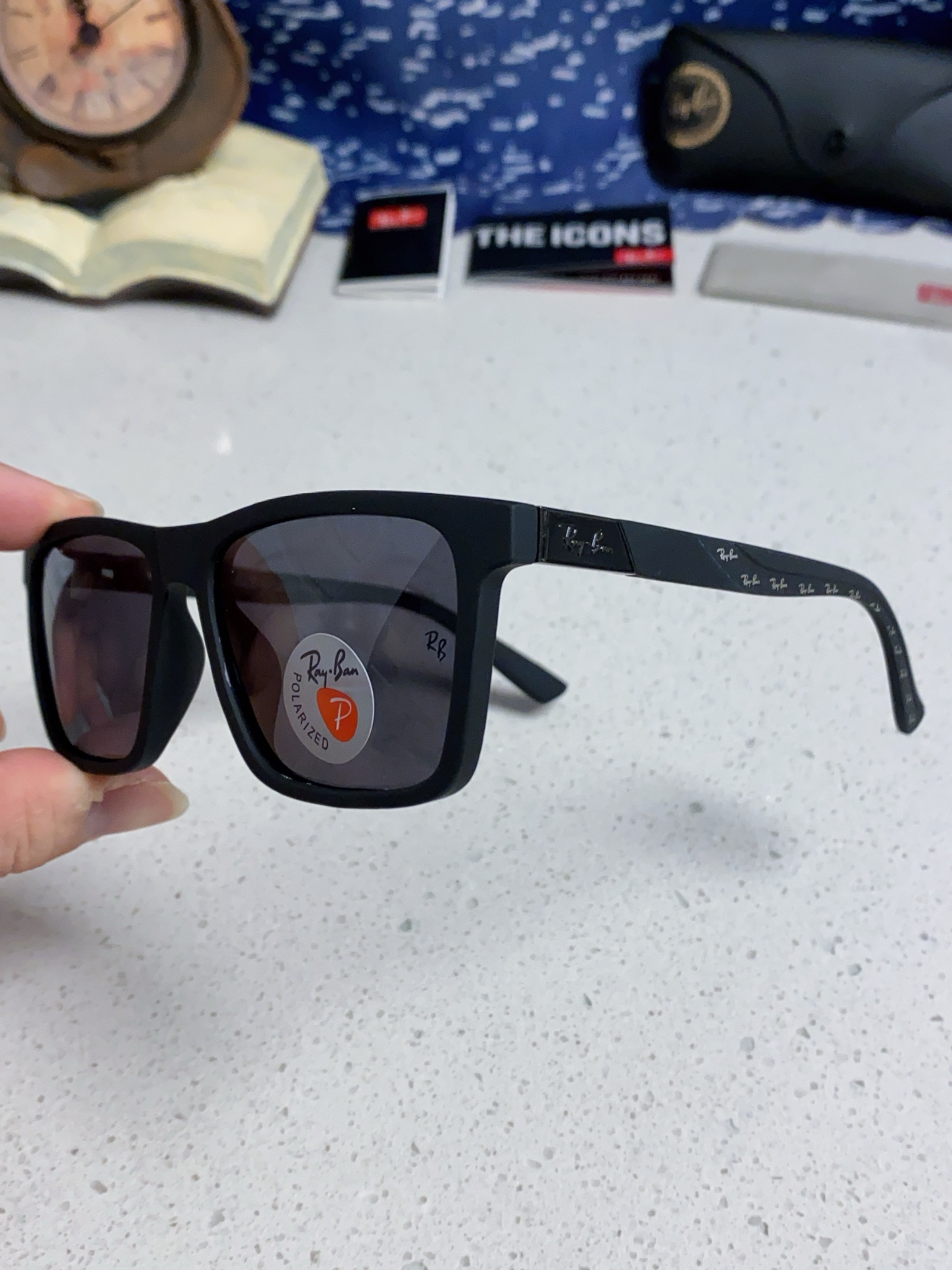  RayBan雷朋 2025新款太阳镜方形时尚复古男士开车防晒墨镜 RB69030 Size60口15-