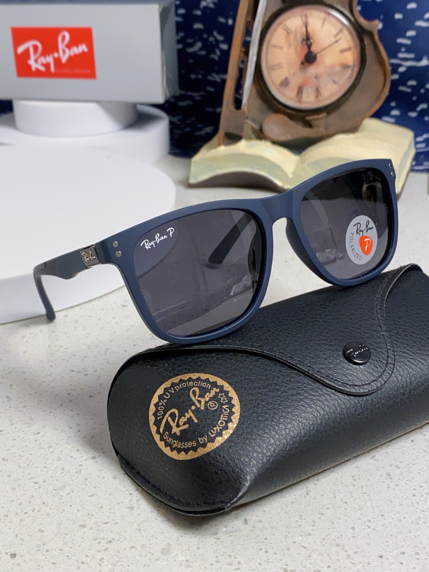 Ray Ban雷朋 2025新款矩形男女通用太阳镜 男士开车偏光镜片 RB69009 Size60口1