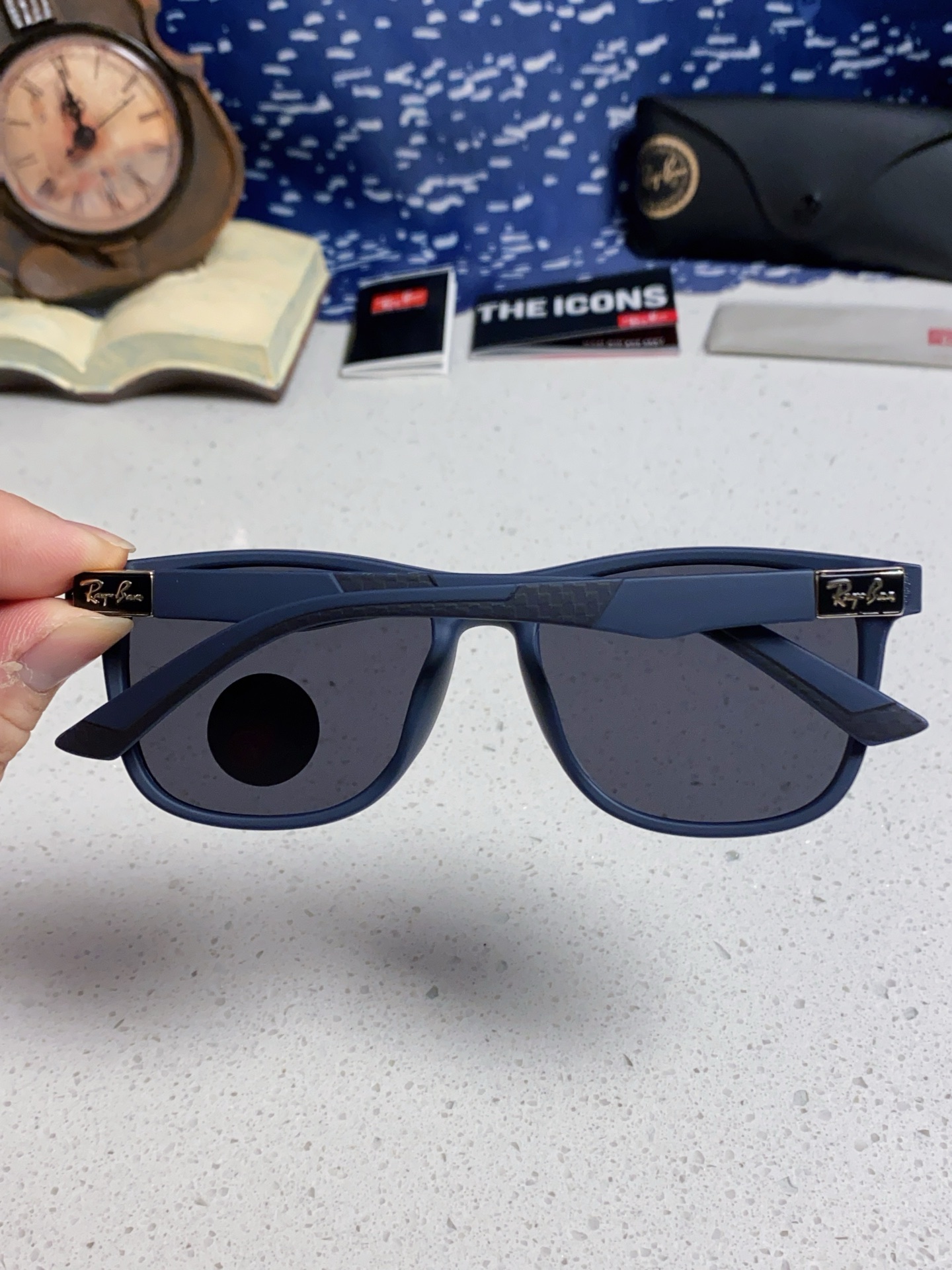  Ray Ban雷朋 2025新款矩形男女通用太阳镜 男士开车偏光镜片 RB69009 Size60口1