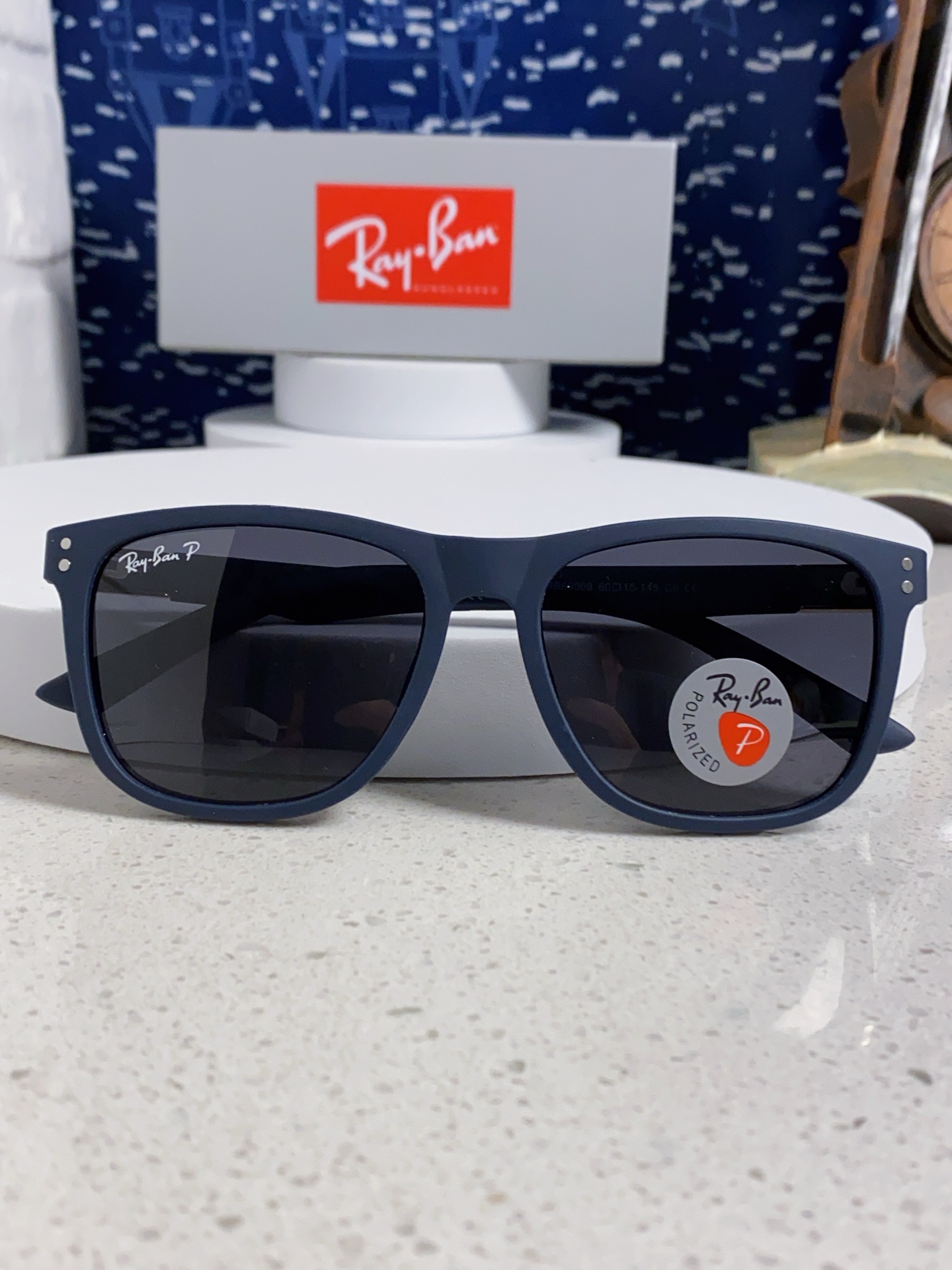  Ray Ban雷朋 2025新款矩形男女通用太阳镜 男士开车偏光镜片 RB69009 Size60口1
