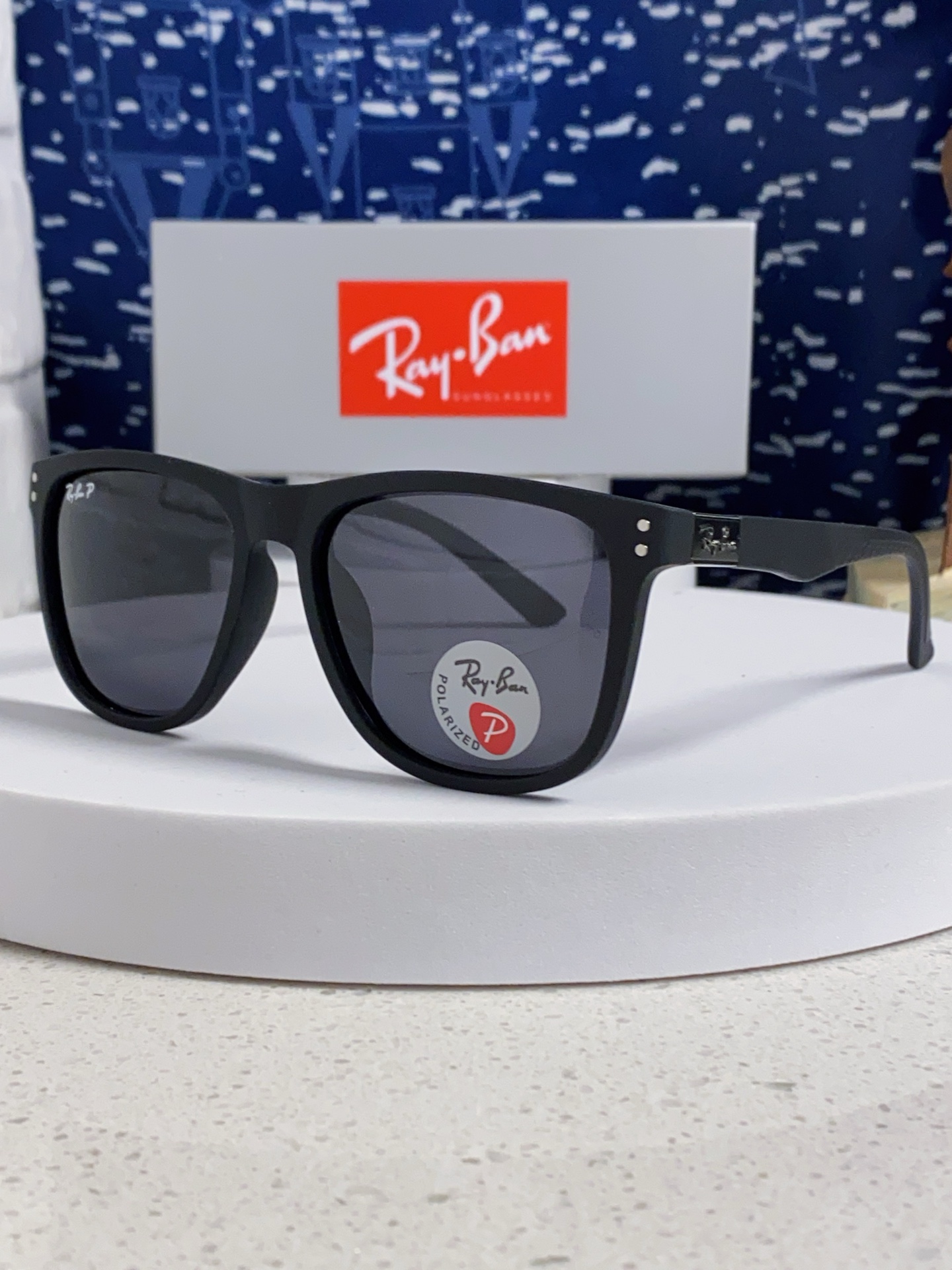  Ray Ban雷朋 2025新款矩形男女通用太阳镜 男士开车偏光镜片 RB69009 Size60口1