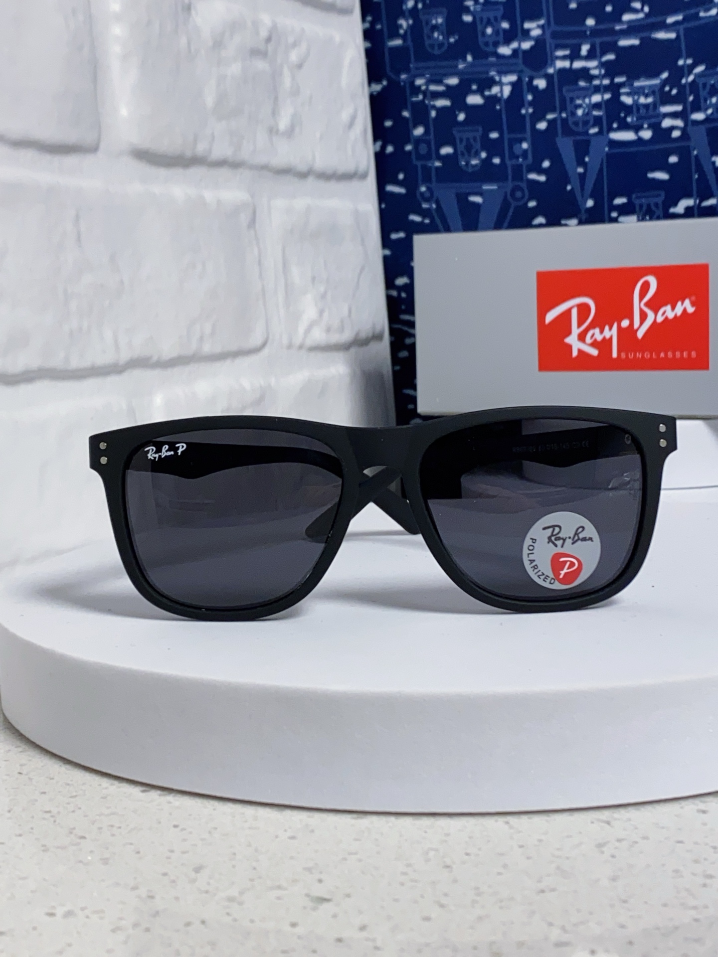  Ray Ban雷朋 2025新款矩形男女通用太阳镜 男士开车偏光镜片 RB69009 Size60口1