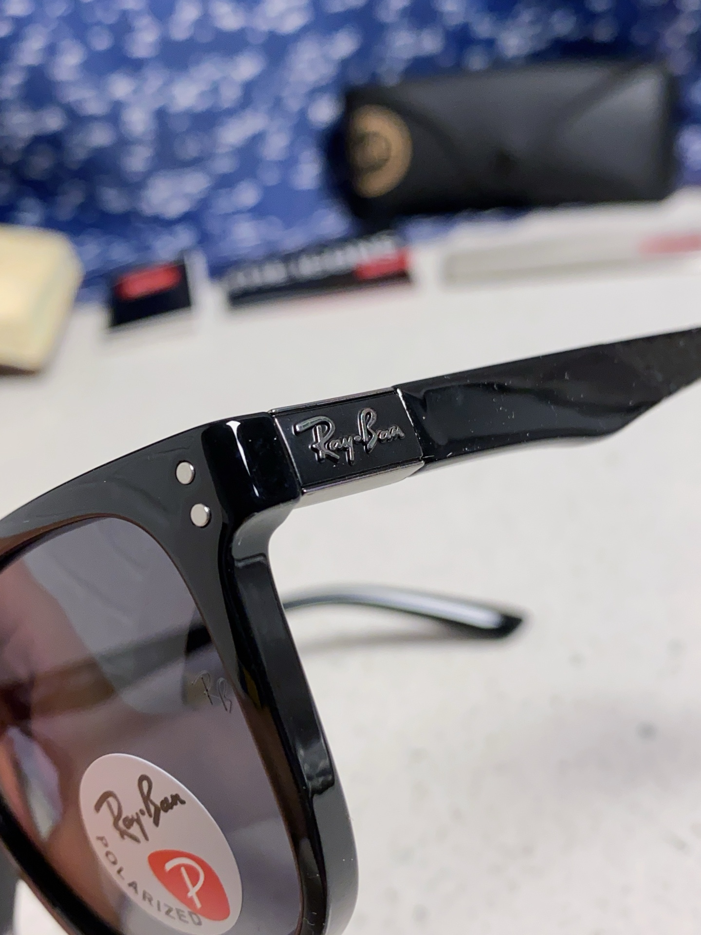  Ray Ban雷朋 2025新款矩形男女通用太阳镜 男士开车偏光镜片 RB69009 Size60口1