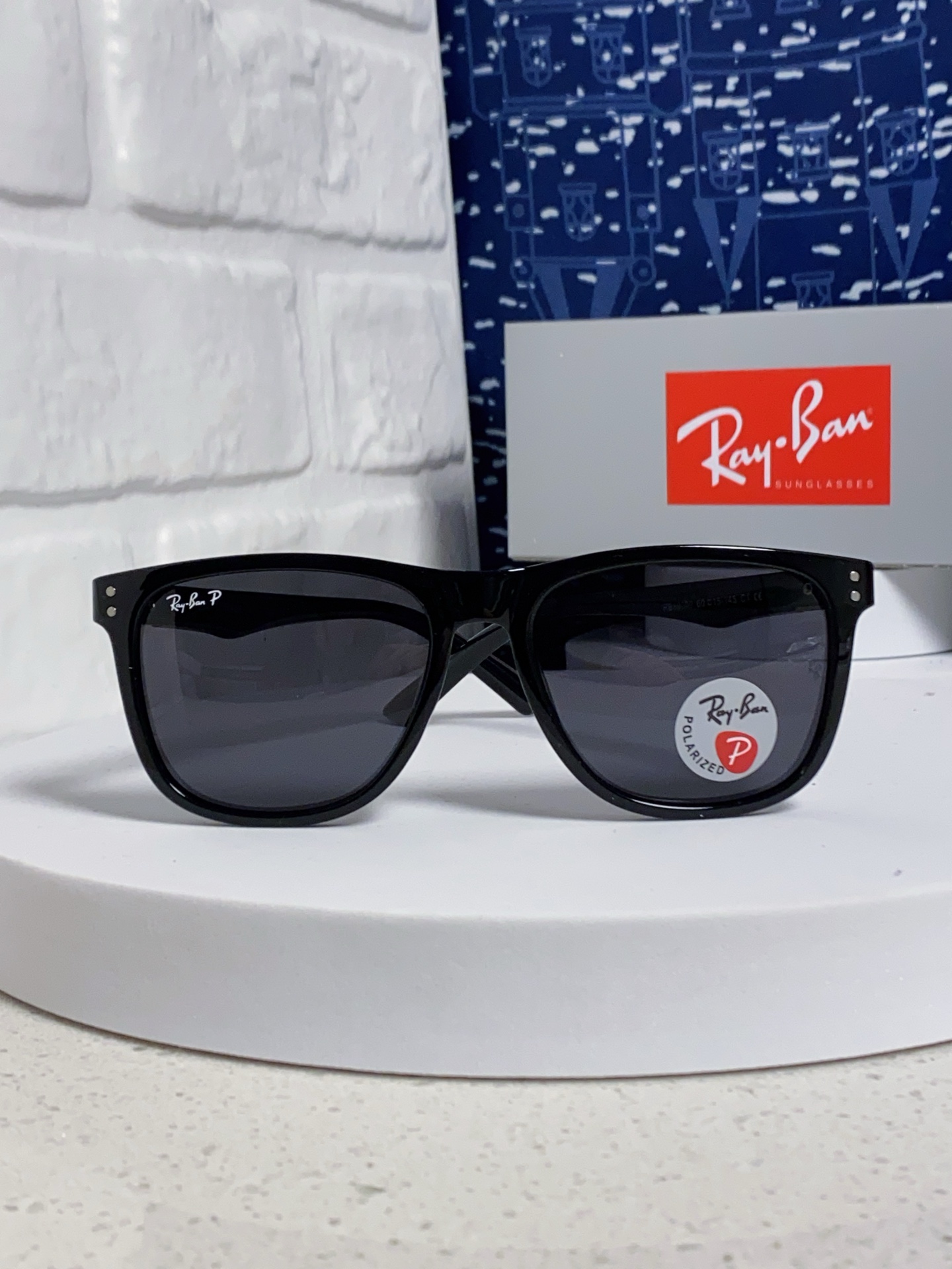  Ray Ban雷朋 2025新款矩形男女通用太阳镜 男士开车偏光镜片 RB69009 Size60口1