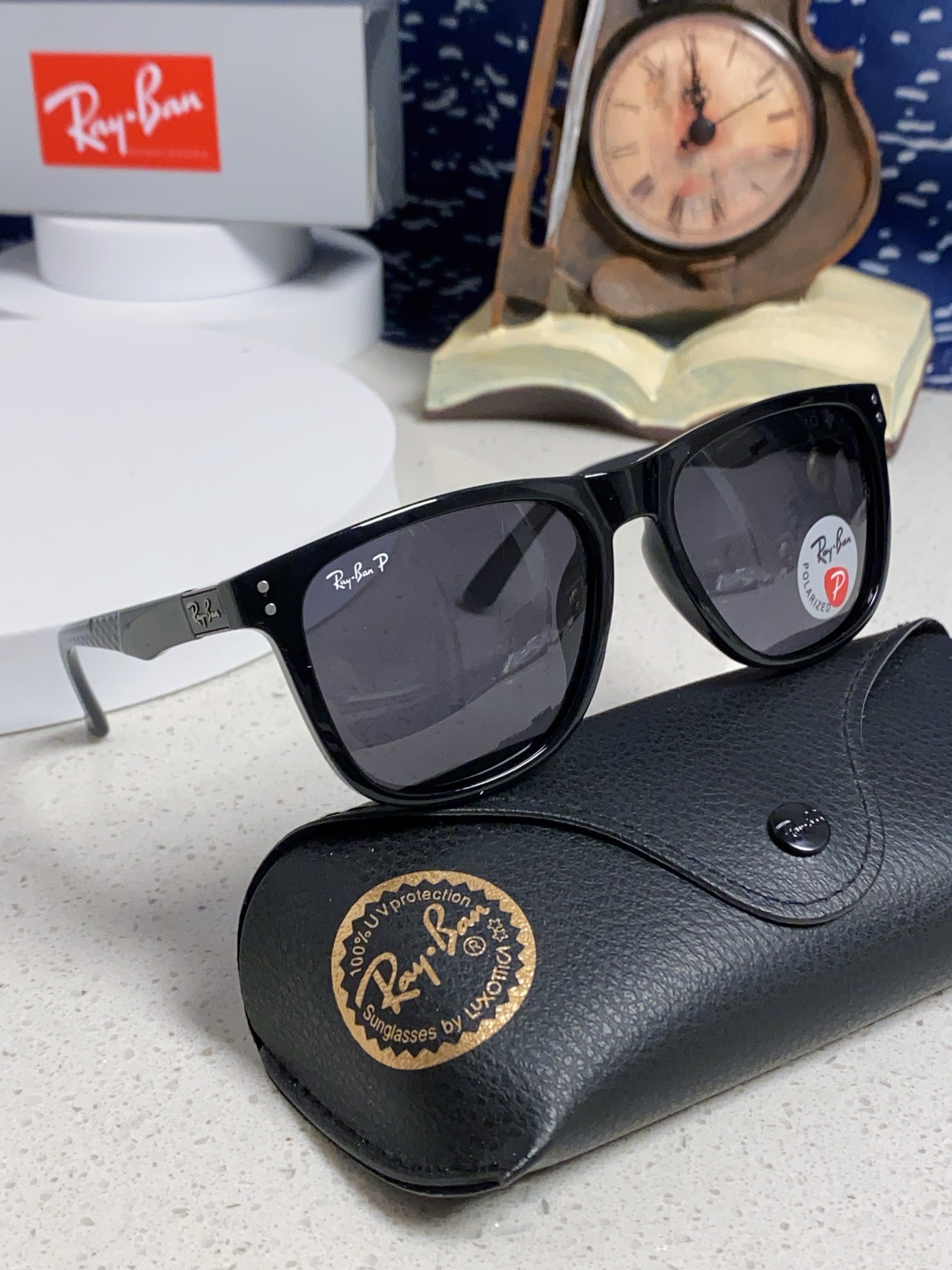  Ray Ban雷朋 2025新款矩形男女通用太阳镜 男士开车偏光镜片 RB69009 Size60口1