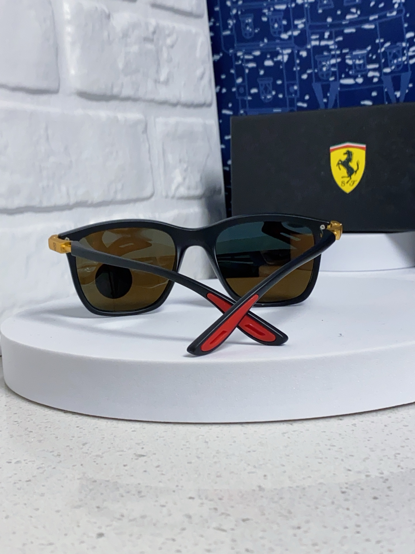  RayBan雷朋太阳眼镜法拉利联名款方形墨镜RB4433M Size54口20-145