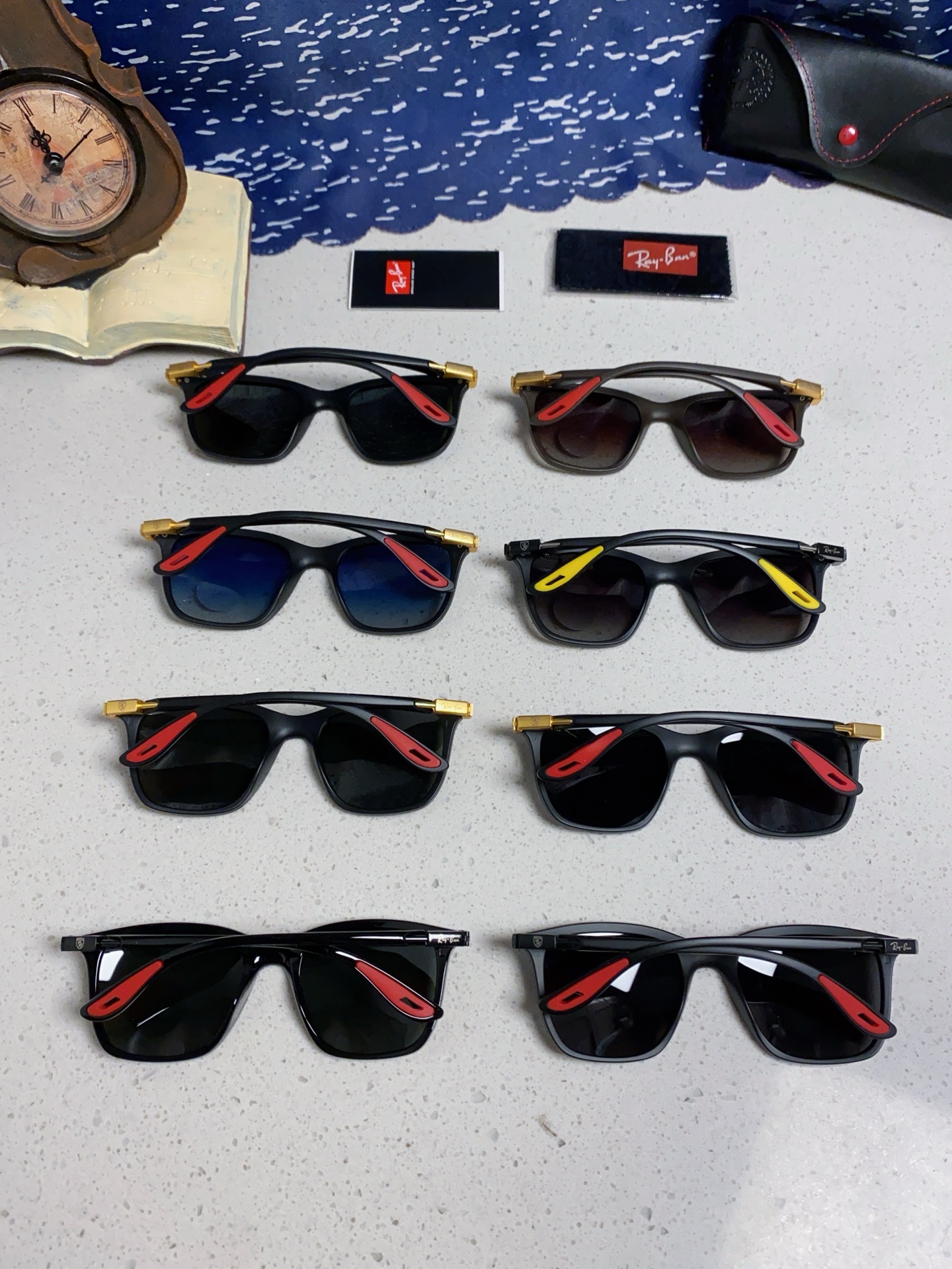  RayBan雷朋太阳眼镜法拉利联名款方形墨镜RB4433M Size54口20-145