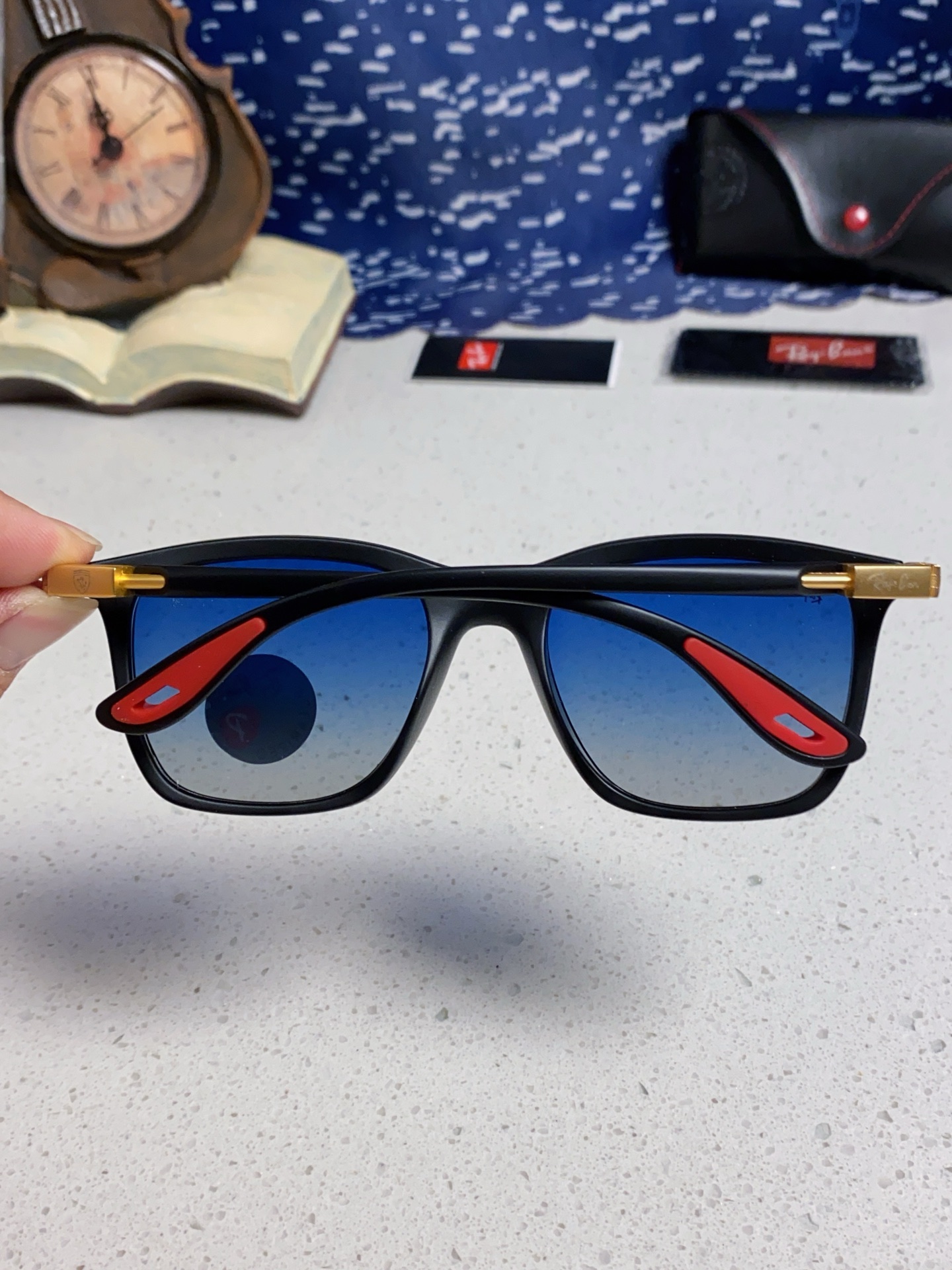  RayBan雷朋太阳眼镜法拉利联名款方形墨镜RB4433M Size54口20-145