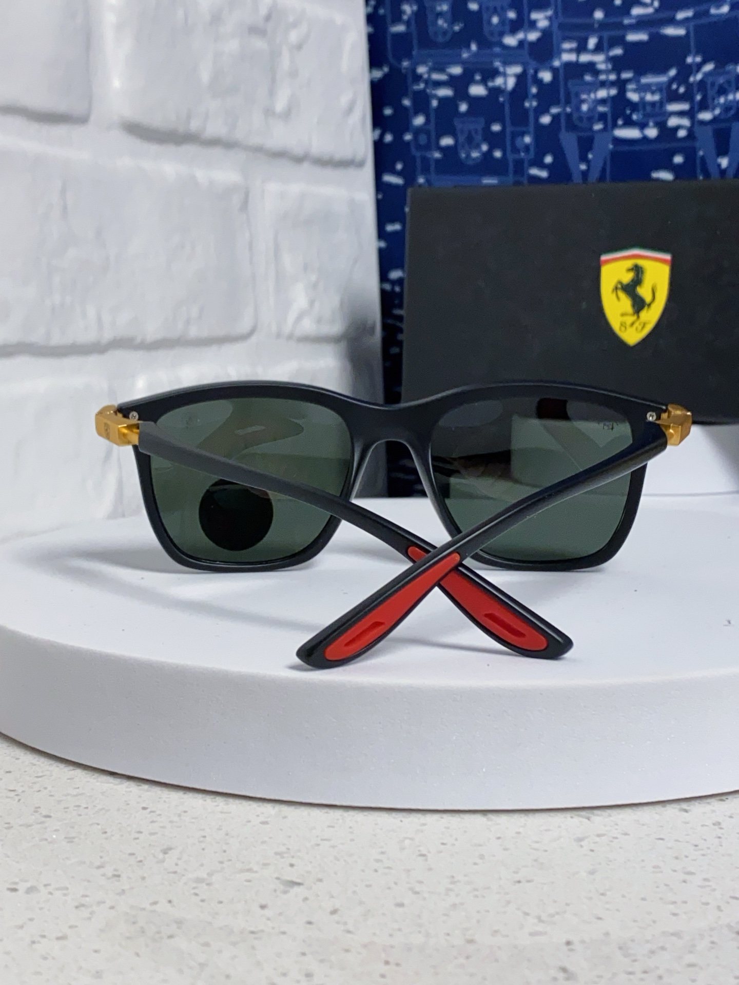  RayBan雷朋太阳眼镜法拉利联名款方形墨镜RB4433M Size54口20-145