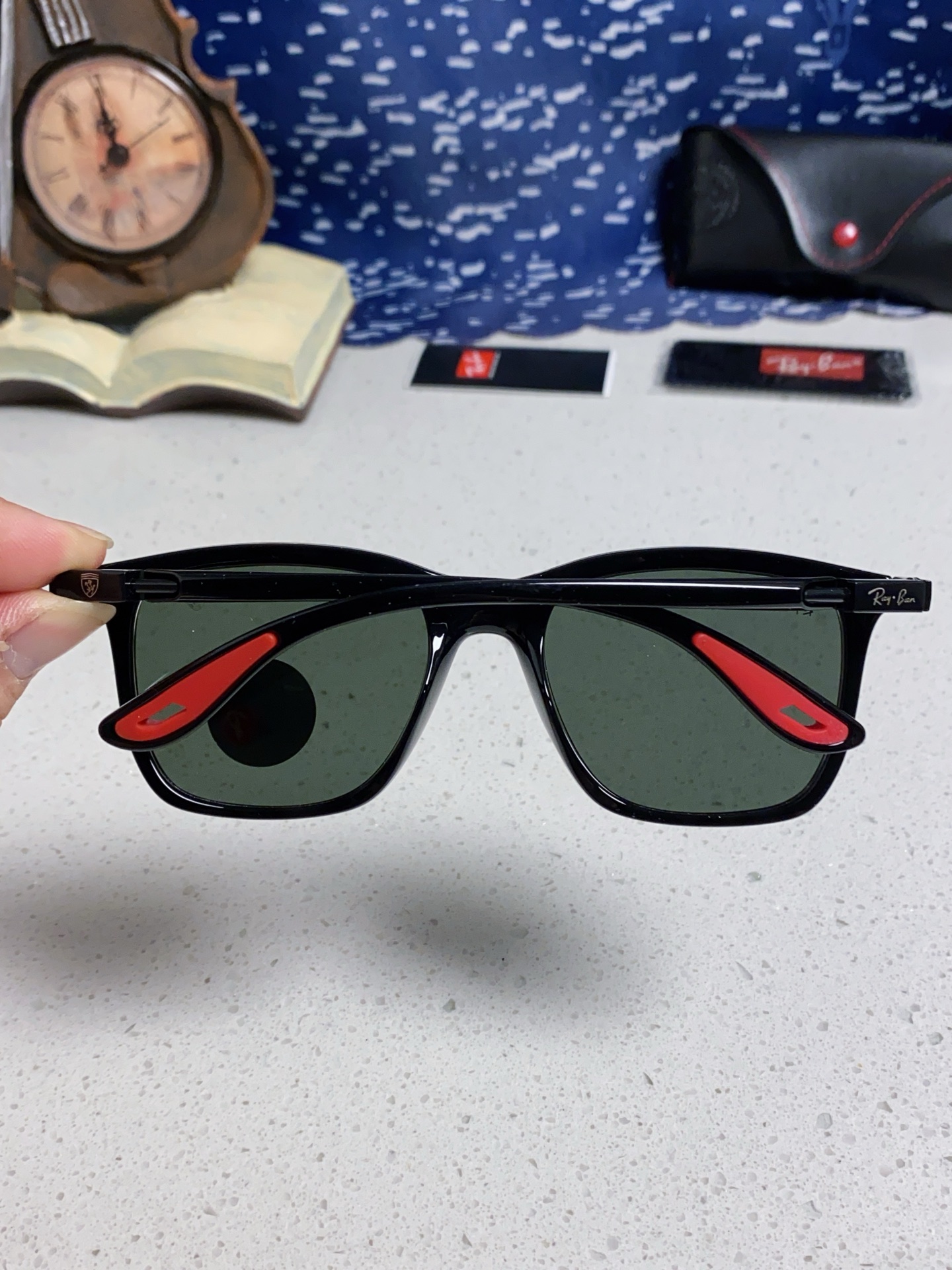  RayBan雷朋太阳眼镜法拉利联名款方形墨镜RB4433M Size54口20-145