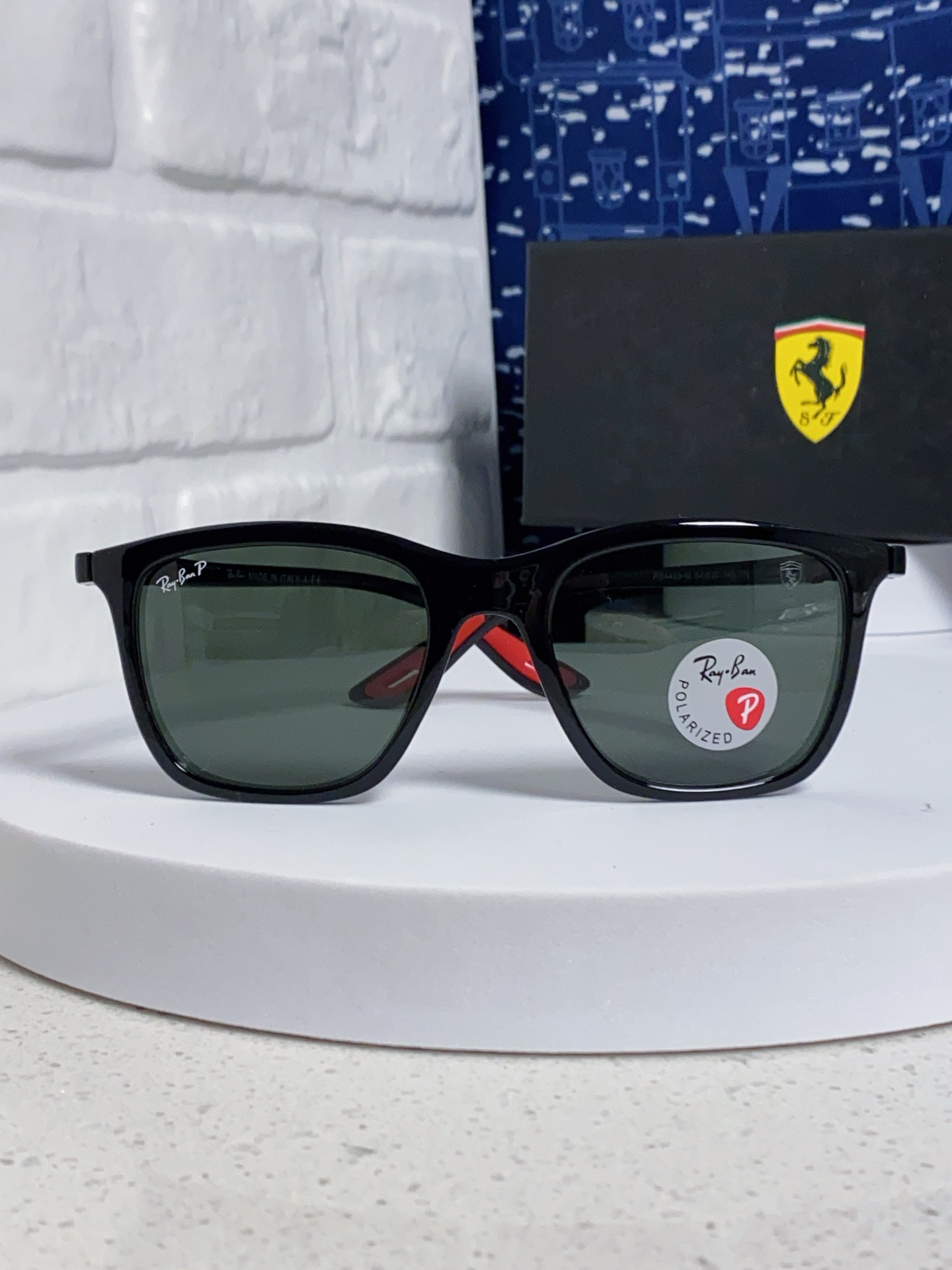  RayBan雷朋太阳眼镜法拉利联名款方形墨镜RB4433M Size54口20-145