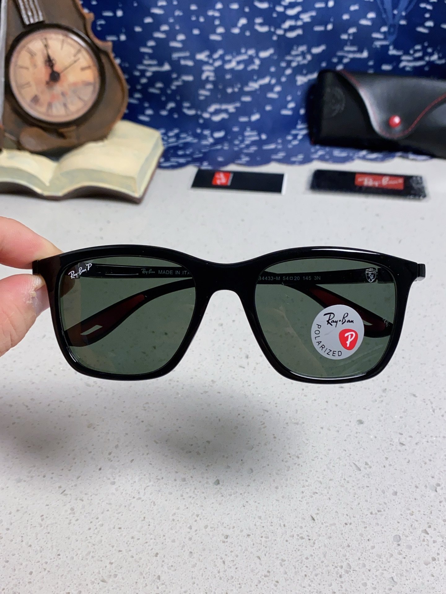  RayBan雷朋太阳眼镜法拉利联名款方形墨镜RB4433M Size54口20-145