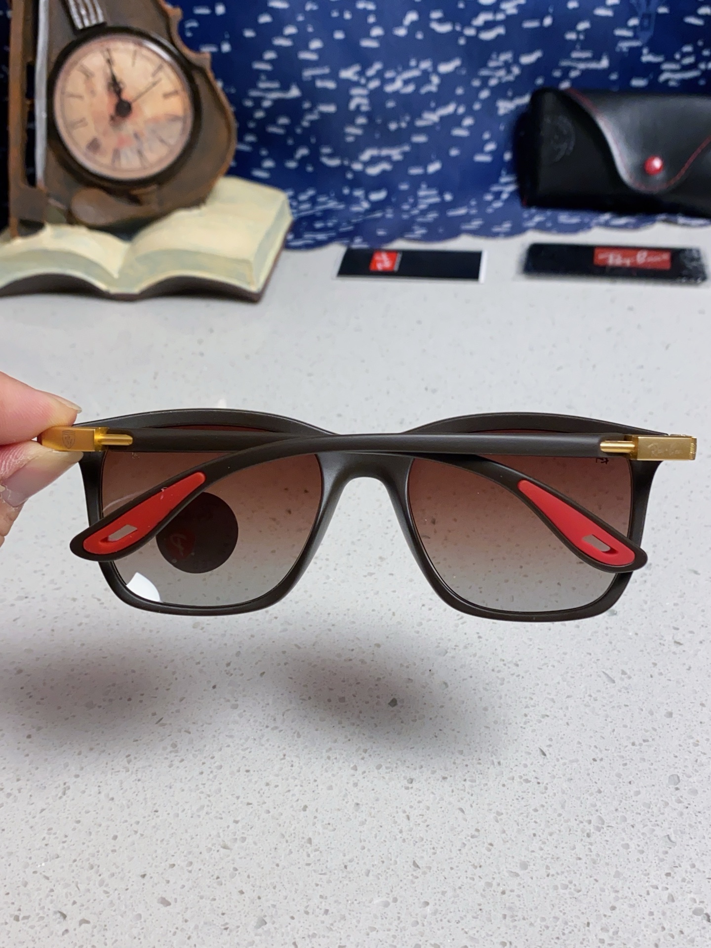  RayBan雷朋太阳眼镜法拉利联名款方形墨镜RB4433M Size54口20-145