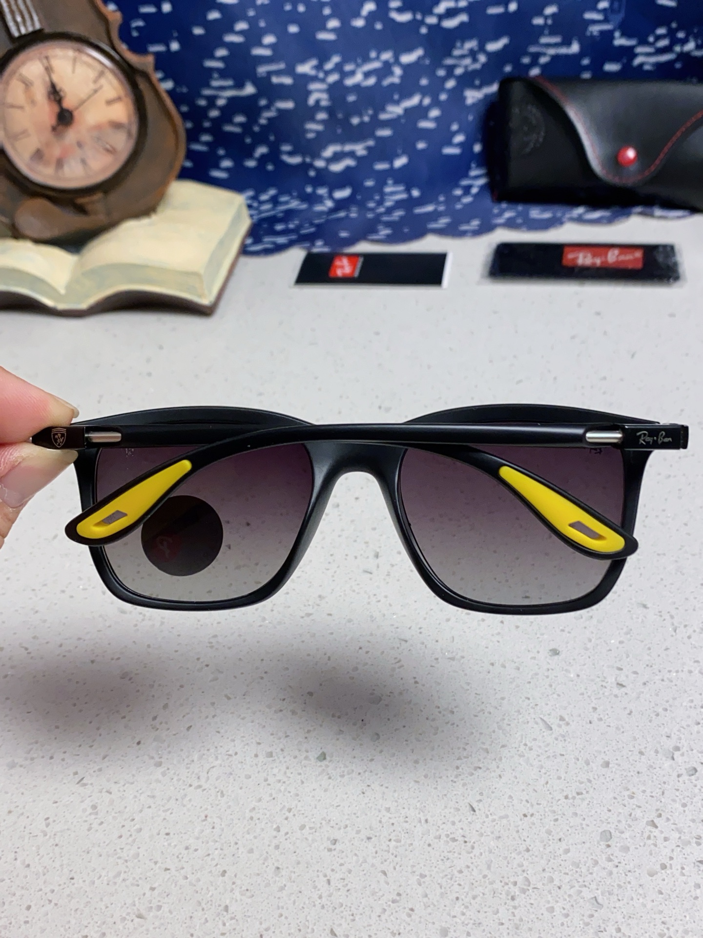  RayBan雷朋太阳眼镜法拉利联名款方形墨镜RB4433M Size54口20-145
