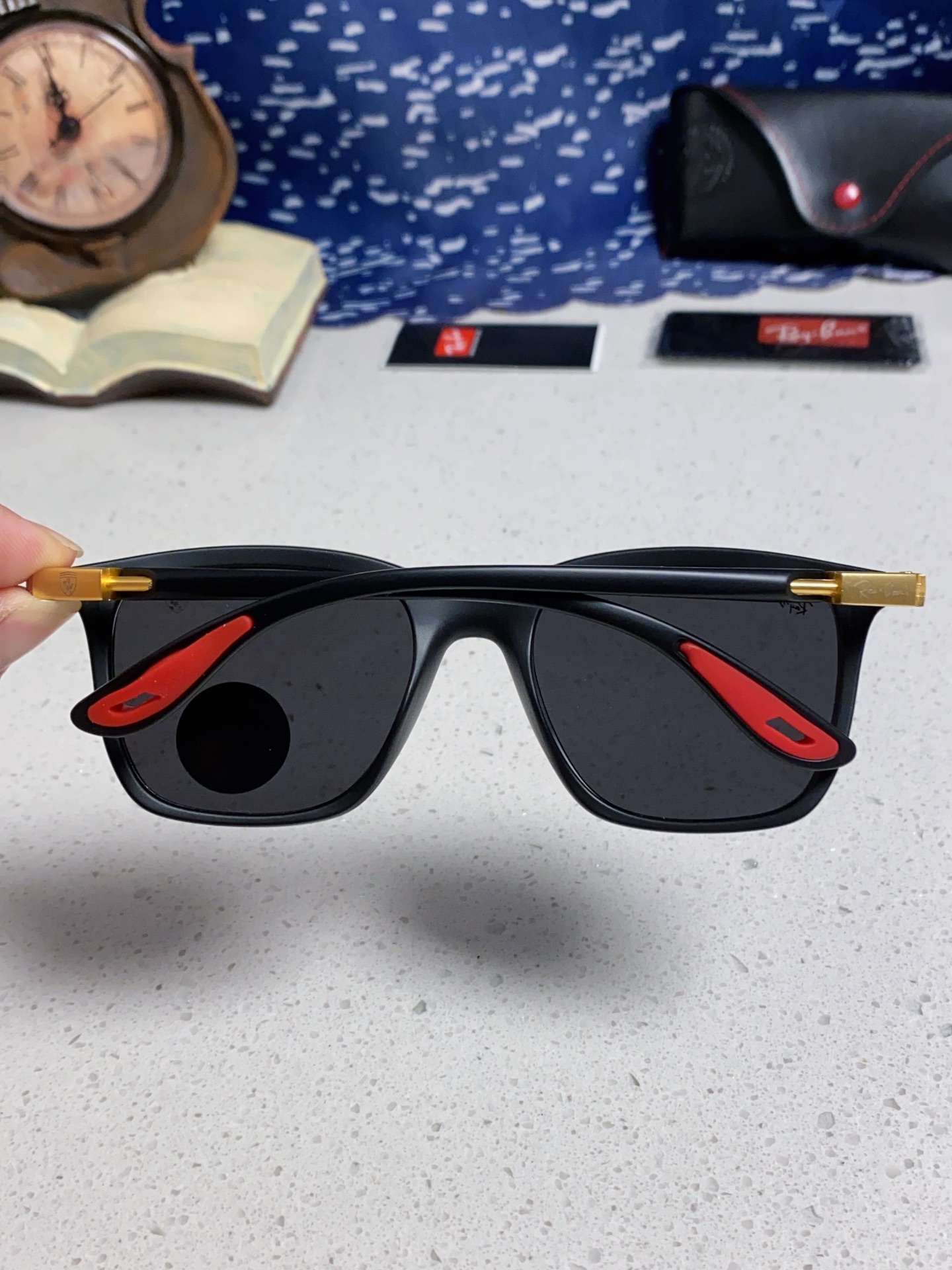  RayBan雷朋太阳眼镜法拉利联名款方形墨镜RB4433M Size54口20-145