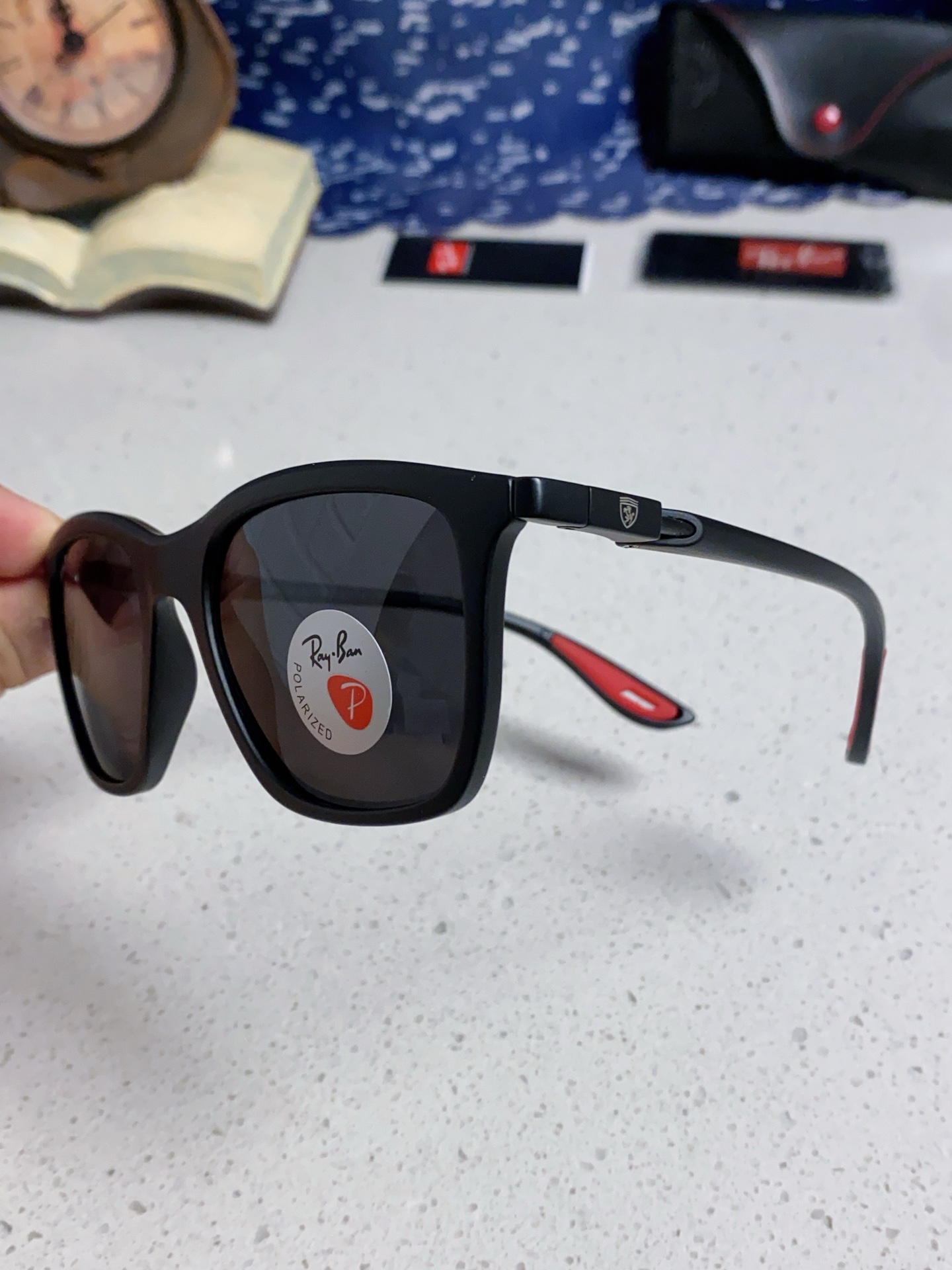  RayBan雷朋太阳眼镜法拉利联名款方形墨镜RB4433M Size54口20-145