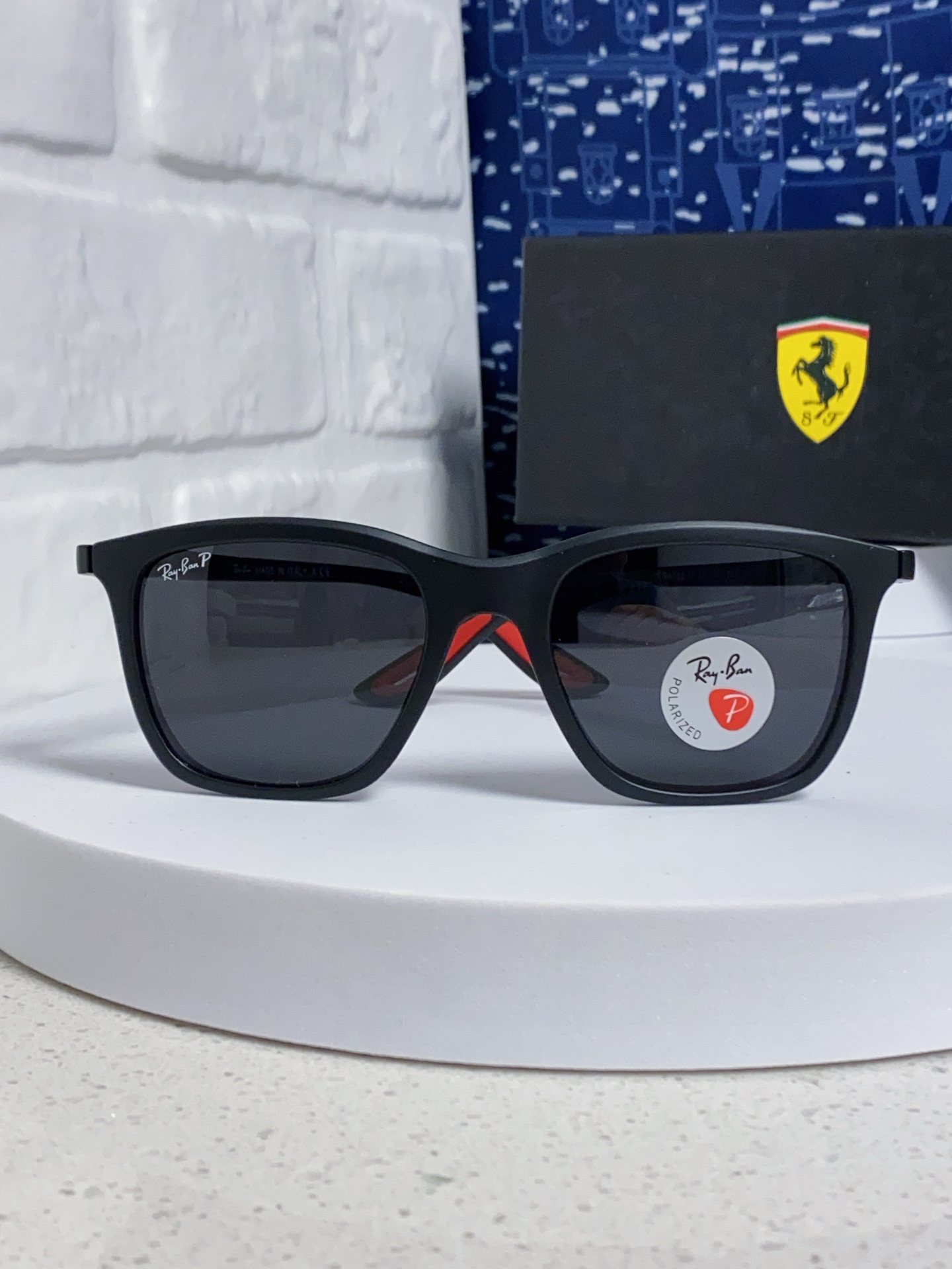  RayBan雷朋太阳眼镜法拉利联名款方形墨镜RB4433M Size54口20-145