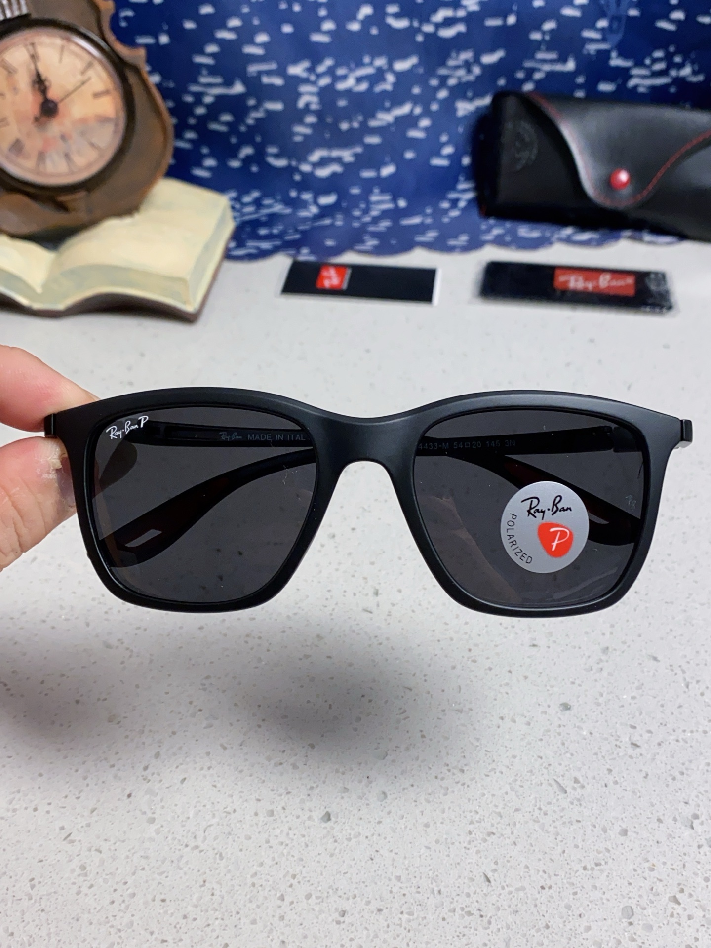  RayBan雷朋太阳眼镜法拉利联名款方形墨镜RB4433M Size54口20-145