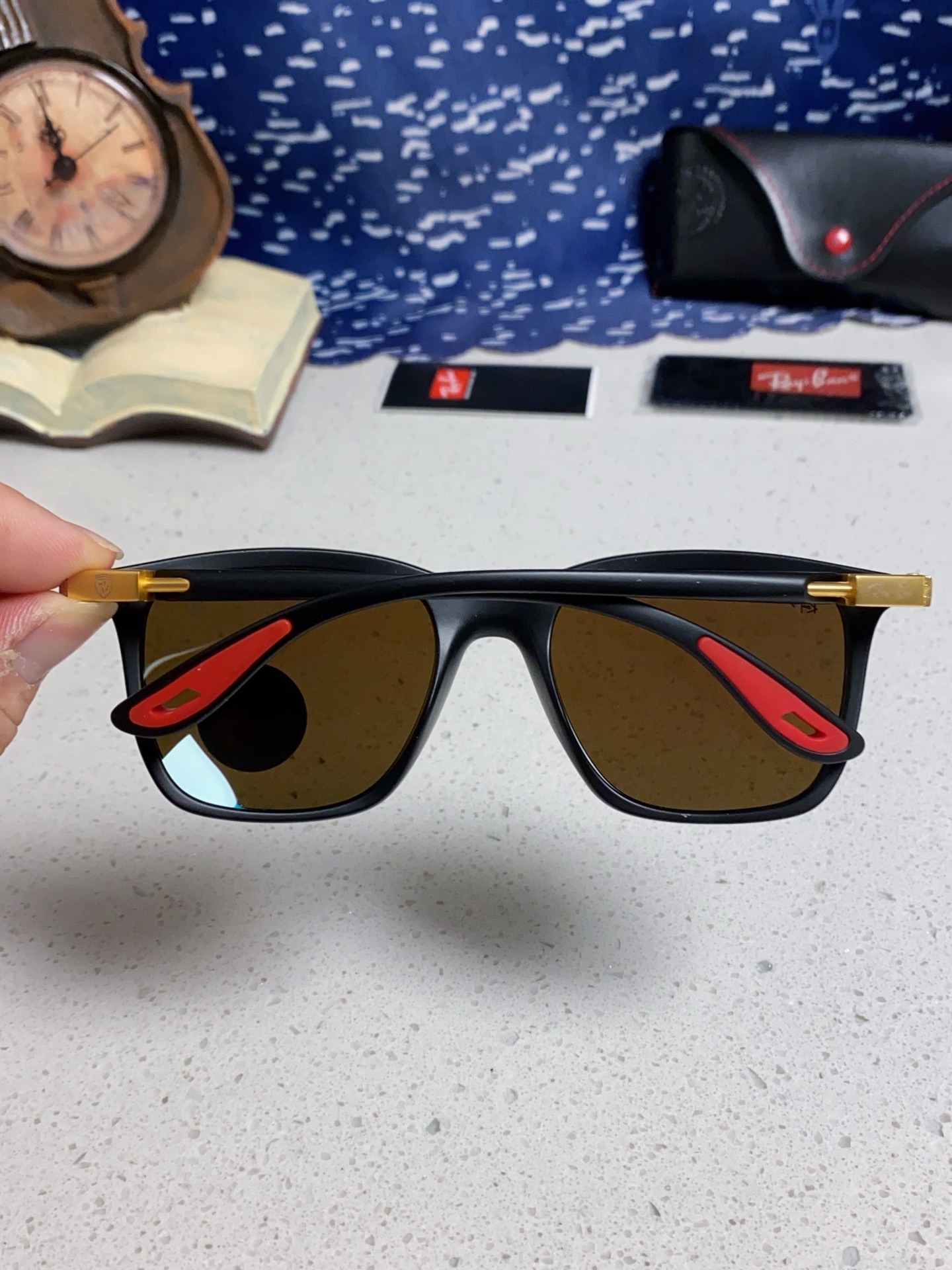  RayBan雷朋太阳眼镜法拉利联名款方形墨镜RB4433M Size54口20-145