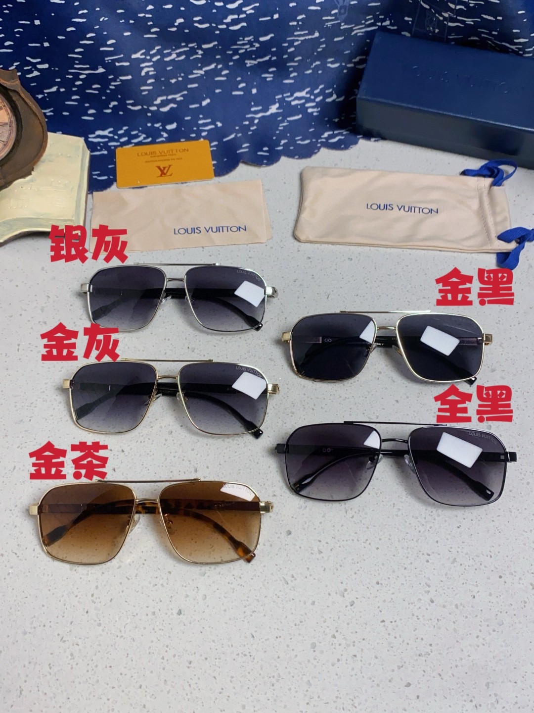  Louis Vuitton路易威登 2025新款Lv复古男士墨镜霸气商务风格太阳眼镜男款 防紫外线户外