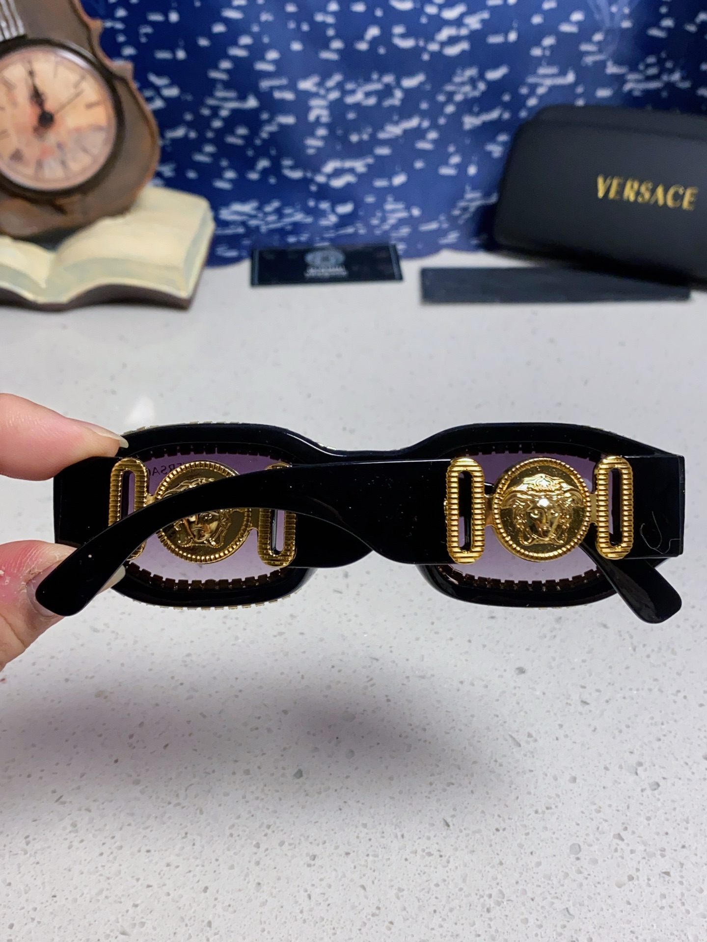  Versace范思哲 2025Diamond sunglasses新款镶钻太阳镜欧美墨镜街拍潮流太阳眼