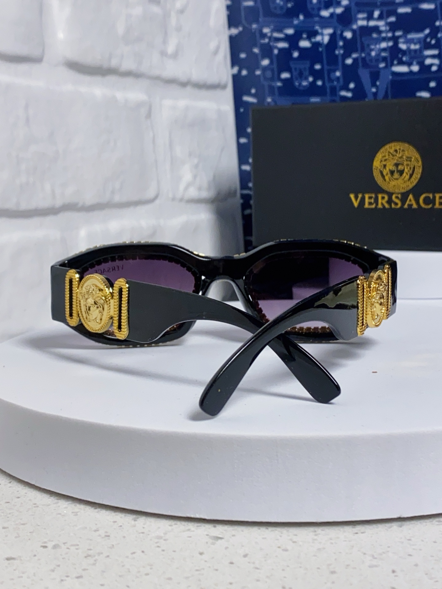  Versace范思哲 2025Diamond sunglasses新款镶钻太阳镜欧美墨镜街拍潮流太阳眼