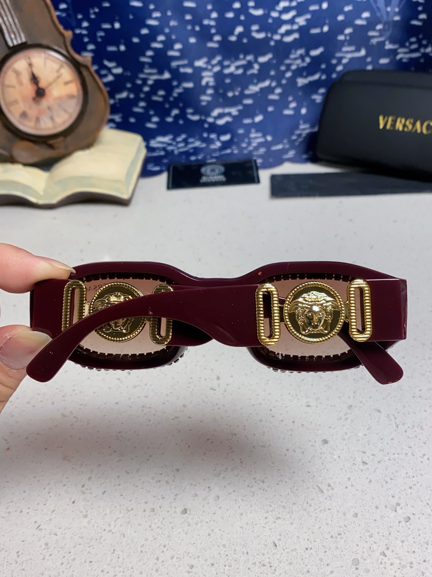  Versace范思哲 2025Diamond sunglasses新款镶钻太阳镜欧美墨镜街拍潮流太阳眼