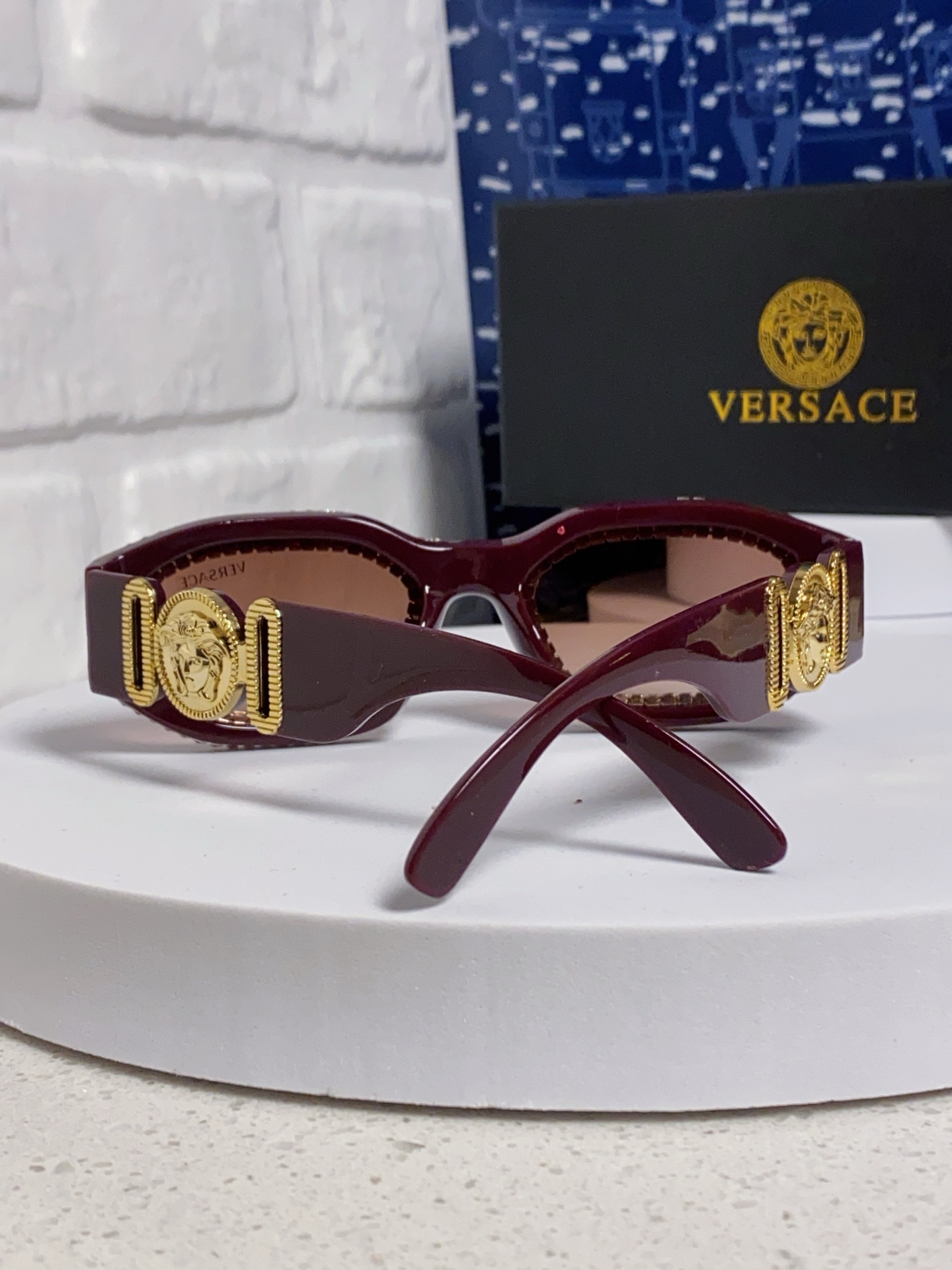 Versace范思哲 2025Diamond sunglasses新款镶钻太阳镜欧美墨镜街拍潮流太阳眼