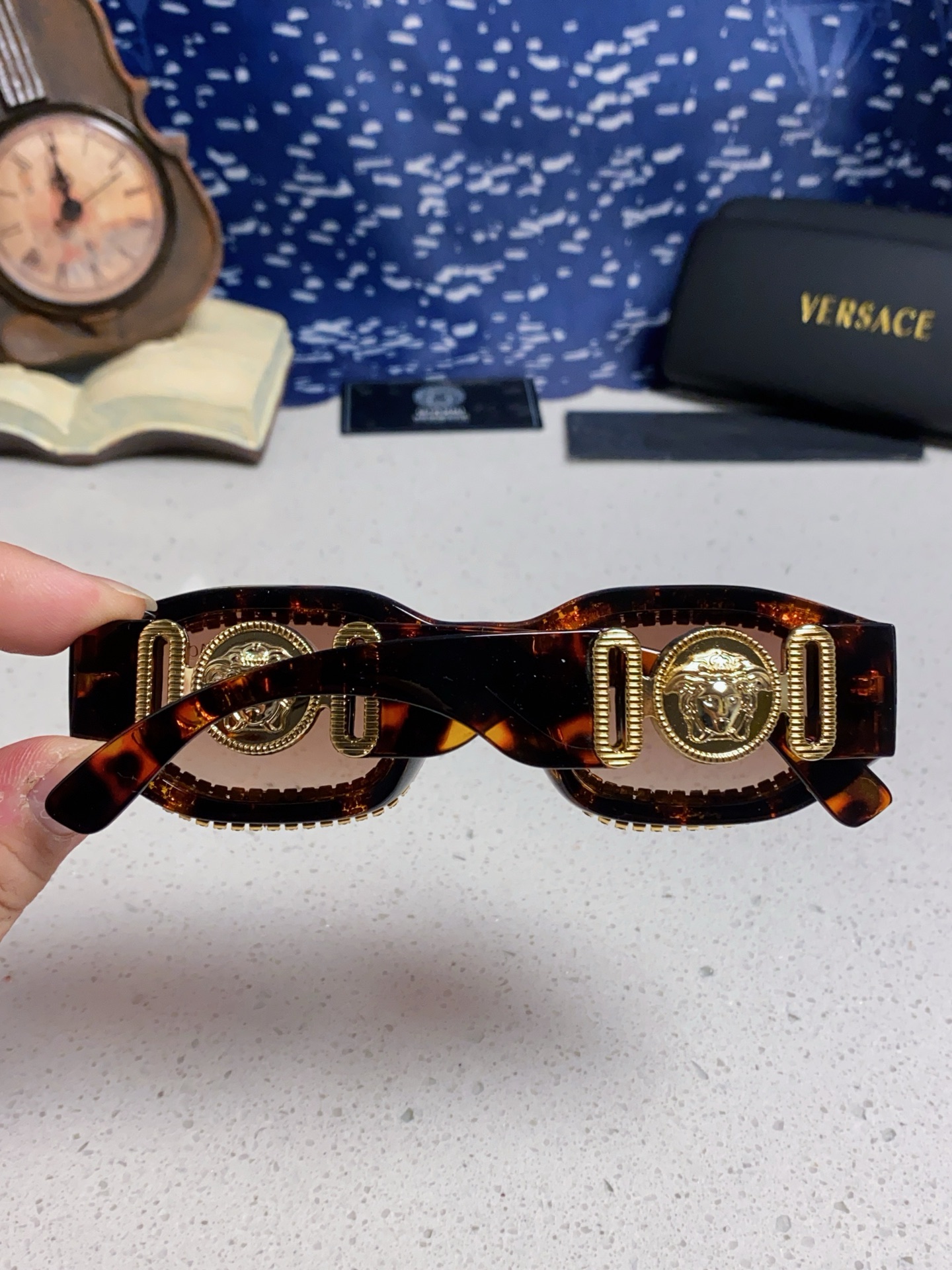  Versace范思哲 2025Diamond sunglasses新款镶钻太阳镜欧美墨镜街拍潮流太阳眼