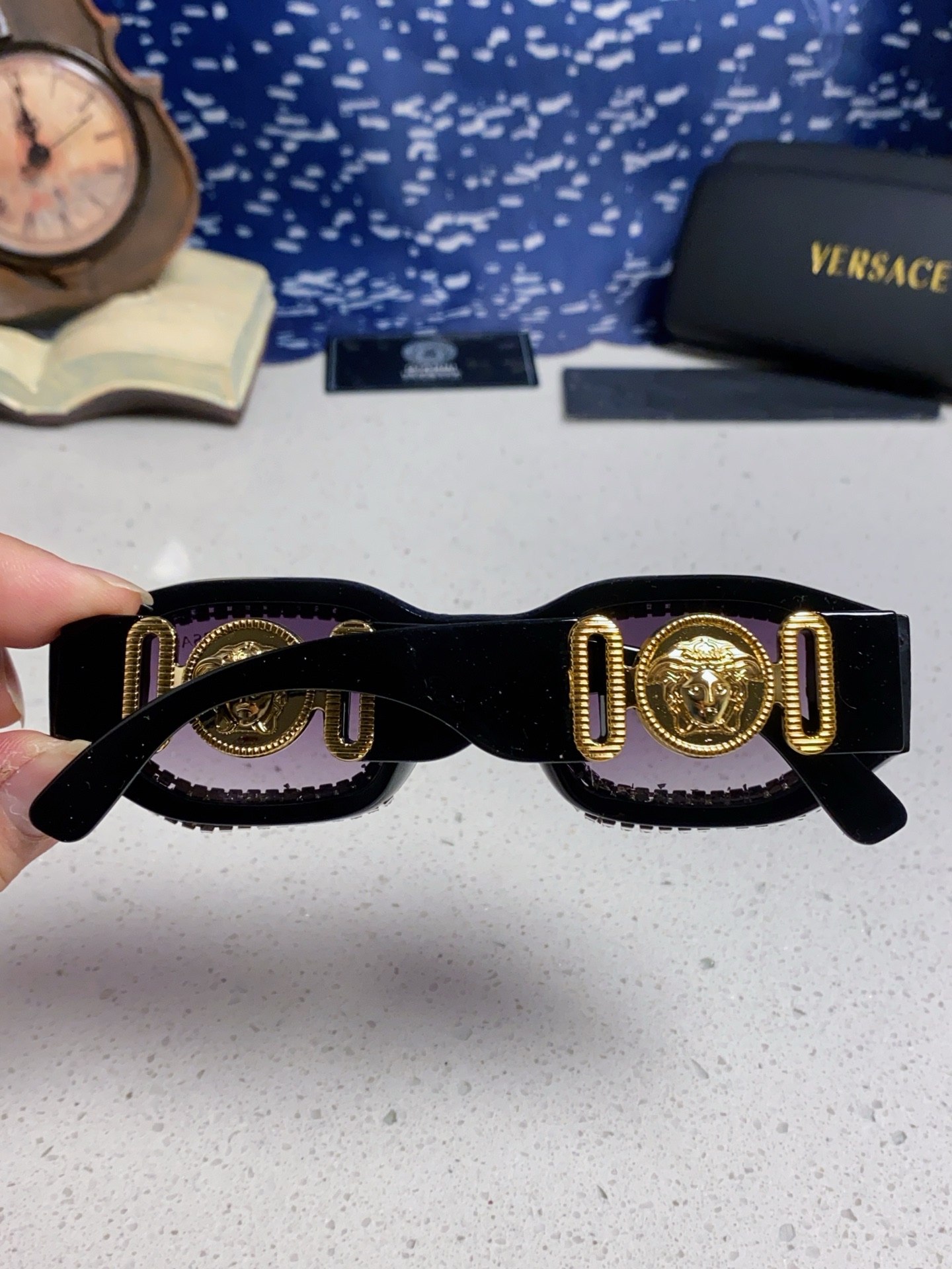  Versace范思哲 2025Diamond sunglasses新款镶钻太阳镜欧美墨镜街拍潮流太阳眼