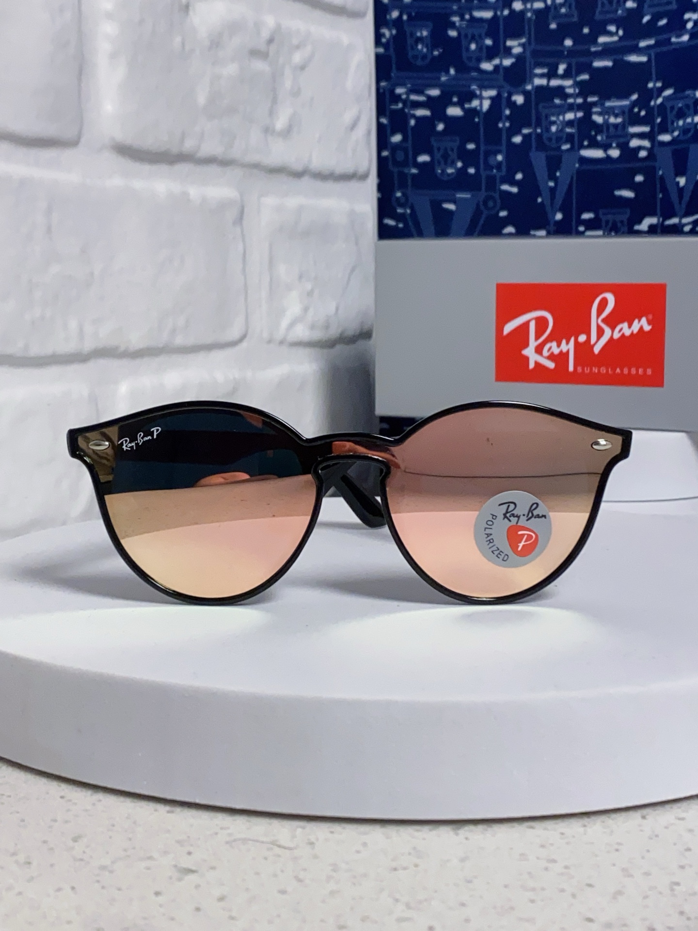 RayBan雷朋 2025夏季新款 原装复古女款圆框太阳眼镜 经典款墨镜遮阳 RB4380 