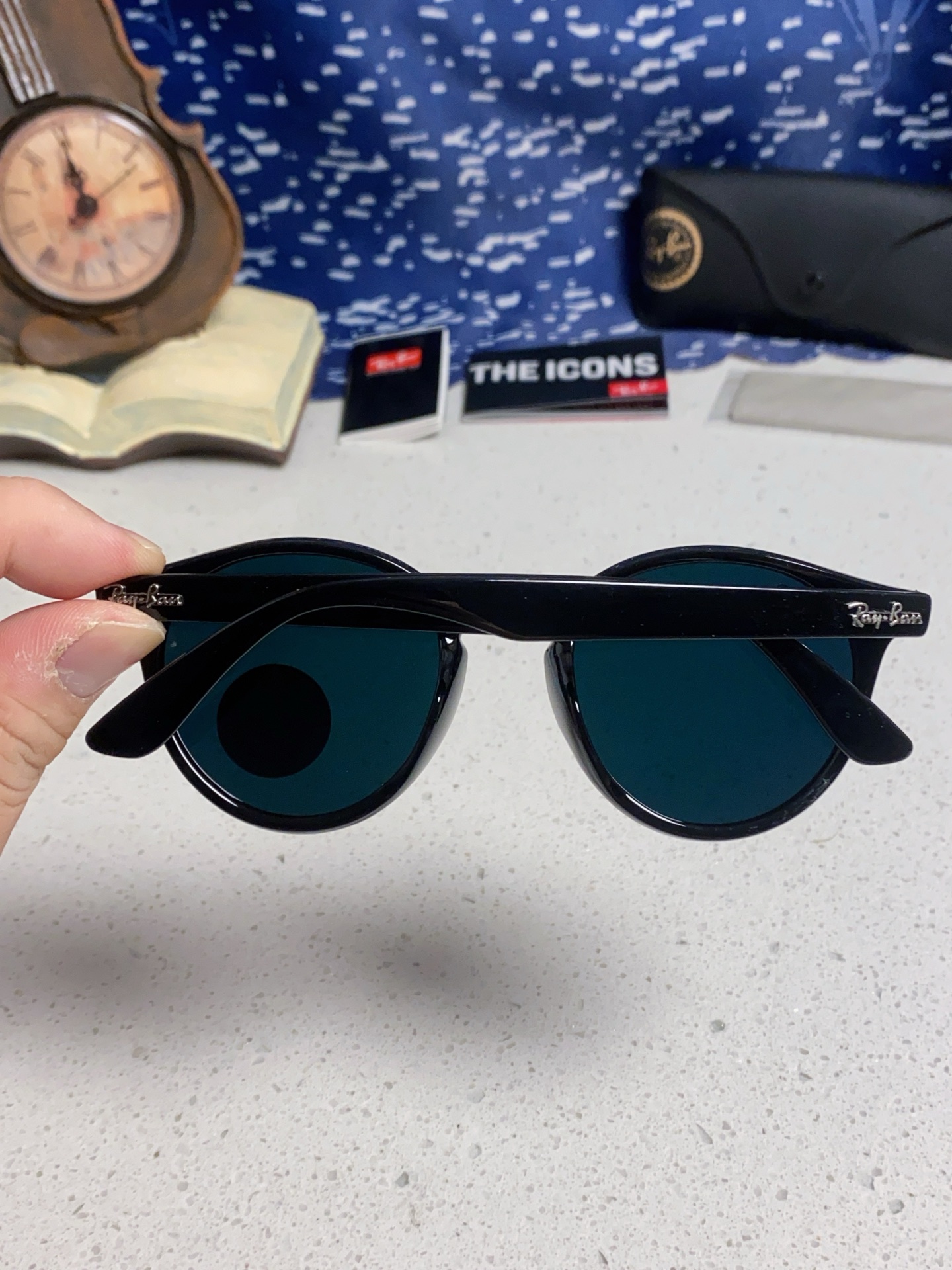  RayBan雷朋 2025夏季新款 原装复古女款圆框太阳眼镜 经典款墨镜遮阳 RB4380 