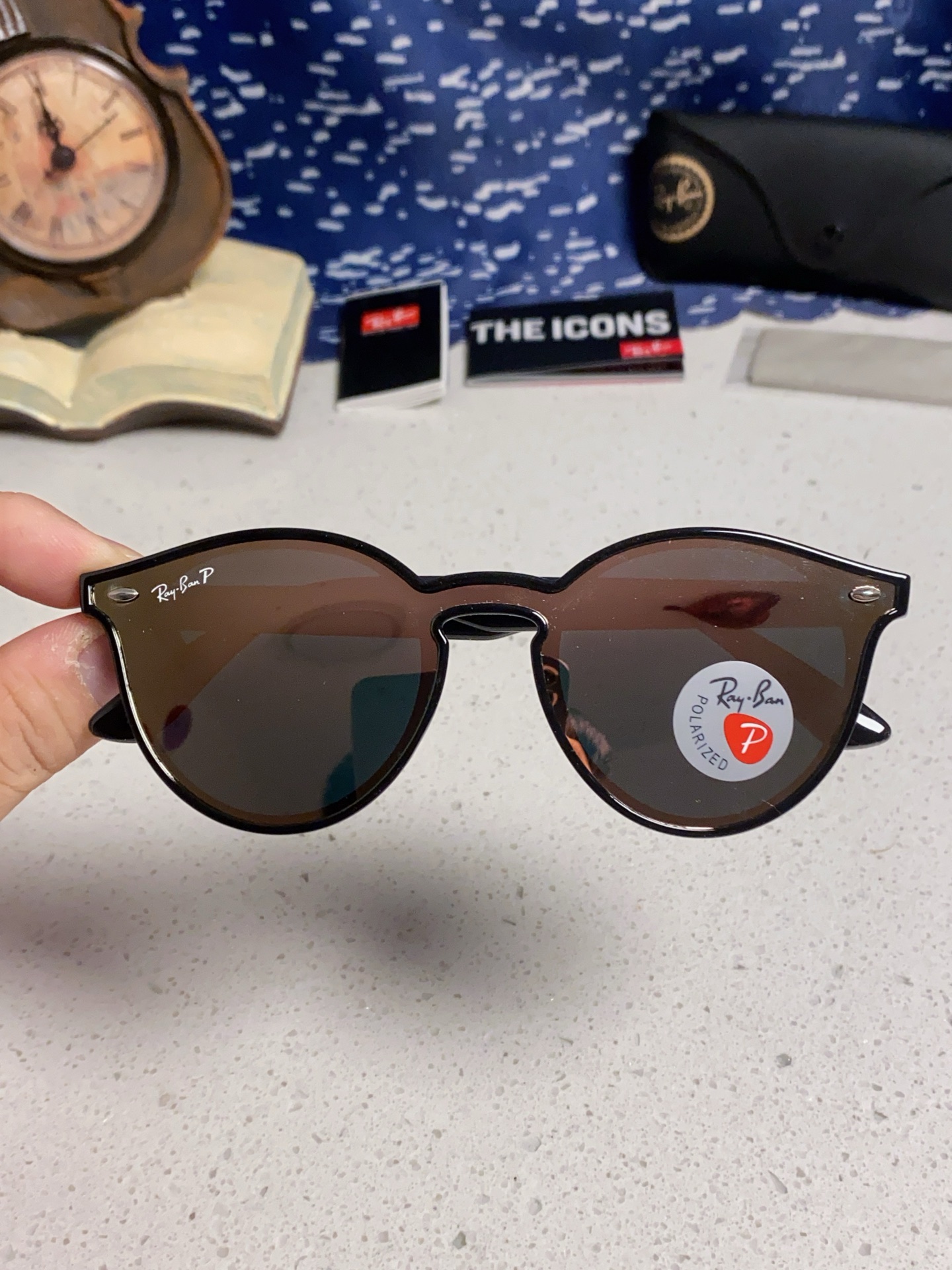  RayBan雷朋 2025夏季新款 原装复古女款圆框太阳眼镜 经典款墨镜遮阳 RB4380 
