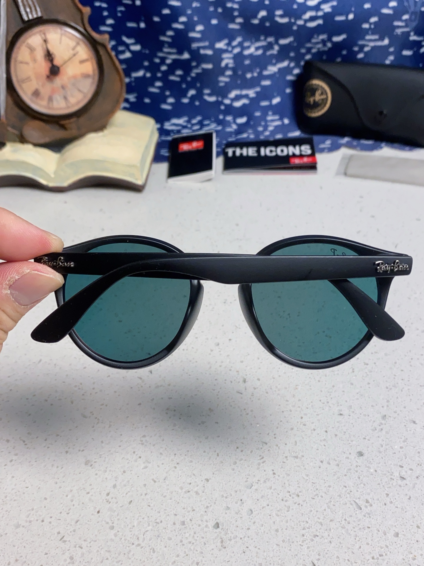  RayBan雷朋 2025夏季新款 原装复古女款圆框太阳眼镜 经典款墨镜遮阳 RB4380 