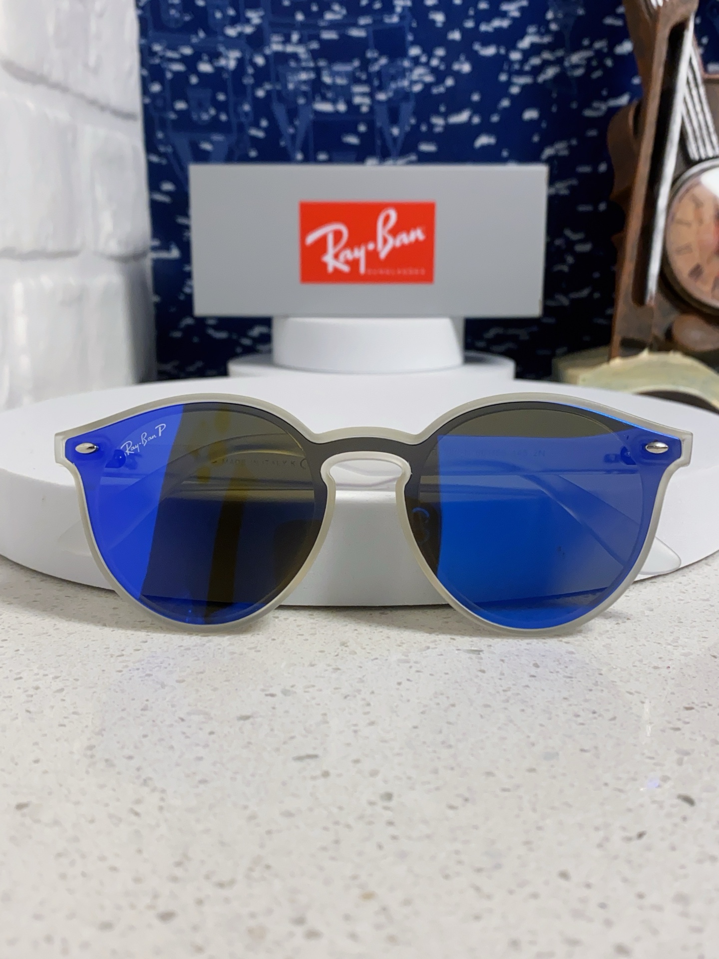  RayBan雷朋 2025夏季新款 原装复古女款圆框太阳眼镜 经典款墨镜遮阳 RB4380 