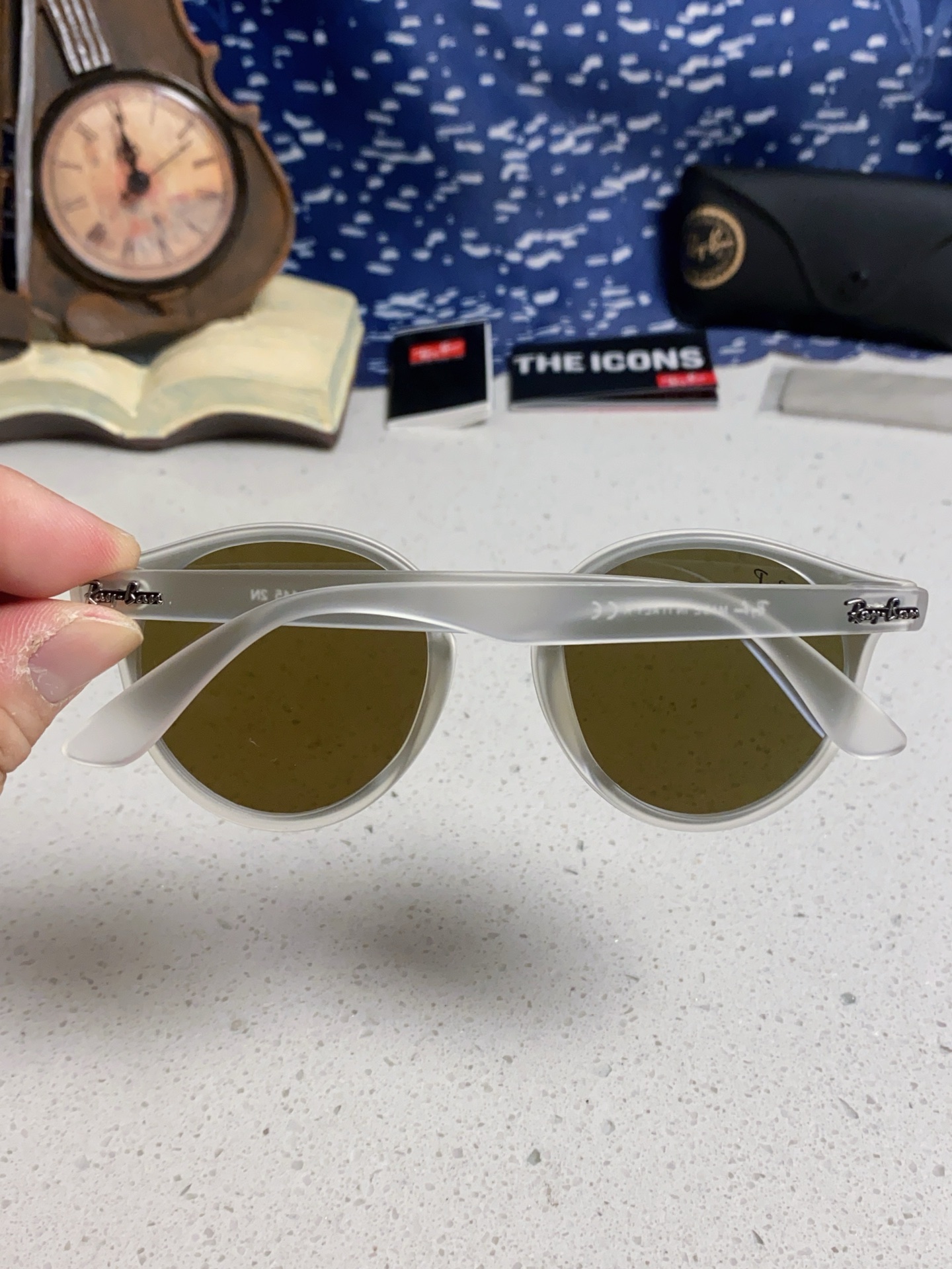  RayBan雷朋 2025夏季新款 原装复古女款圆框太阳眼镜 经典款墨镜遮阳 RB4380 
