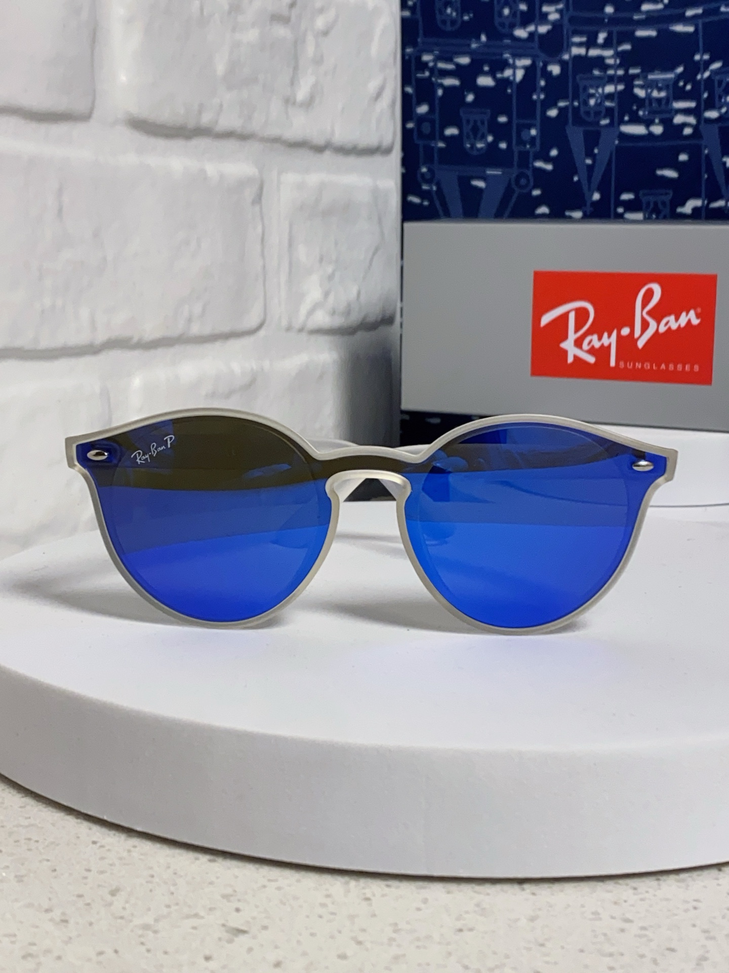  RayBan雷朋 2025夏季新款 原装复古女款圆框太阳眼镜 经典款墨镜遮阳 RB4380 