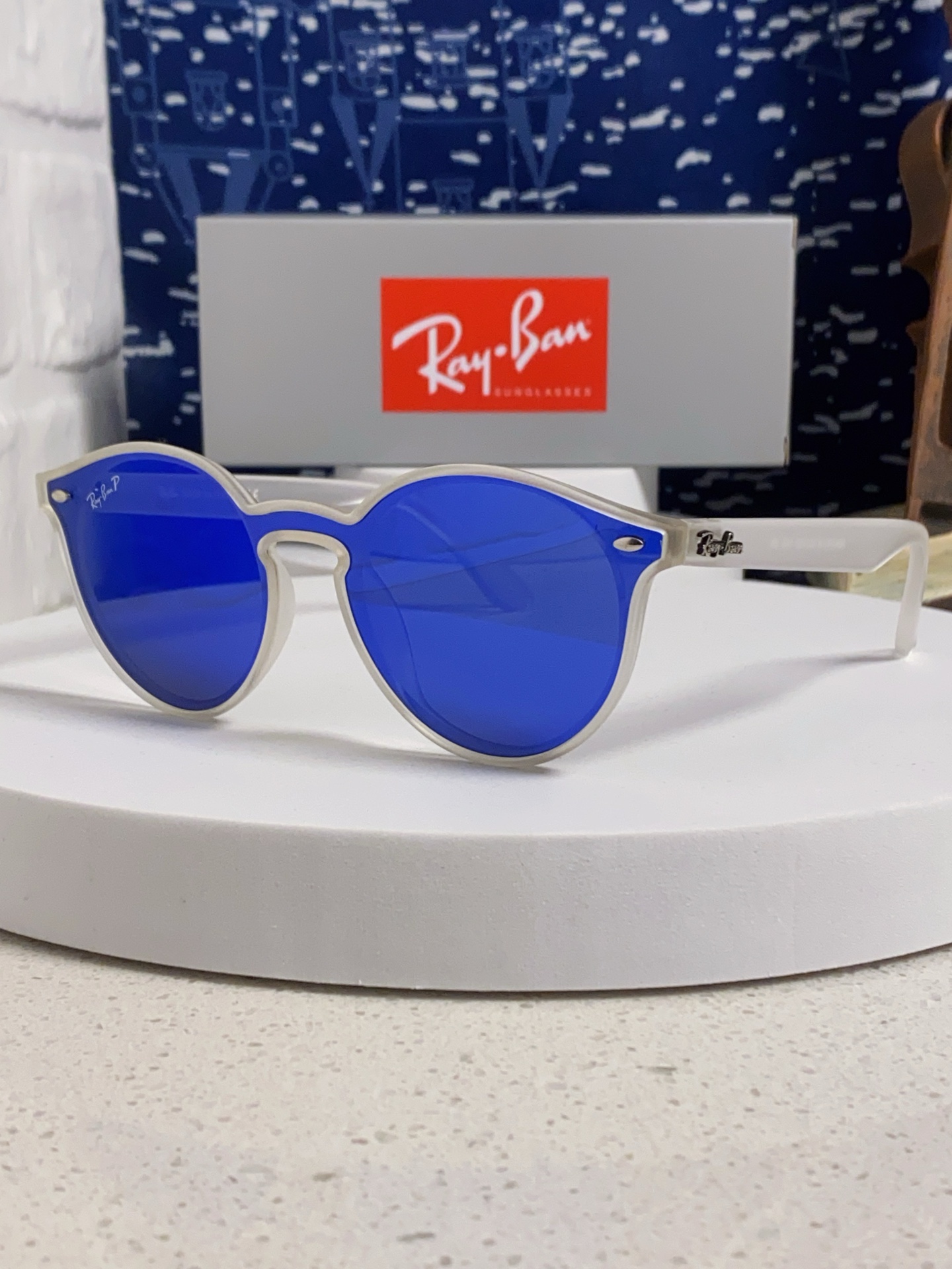  RayBan雷朋 2025夏季新款 原装复古女款圆框太阳眼镜 经典款墨镜遮阳 RB4380 