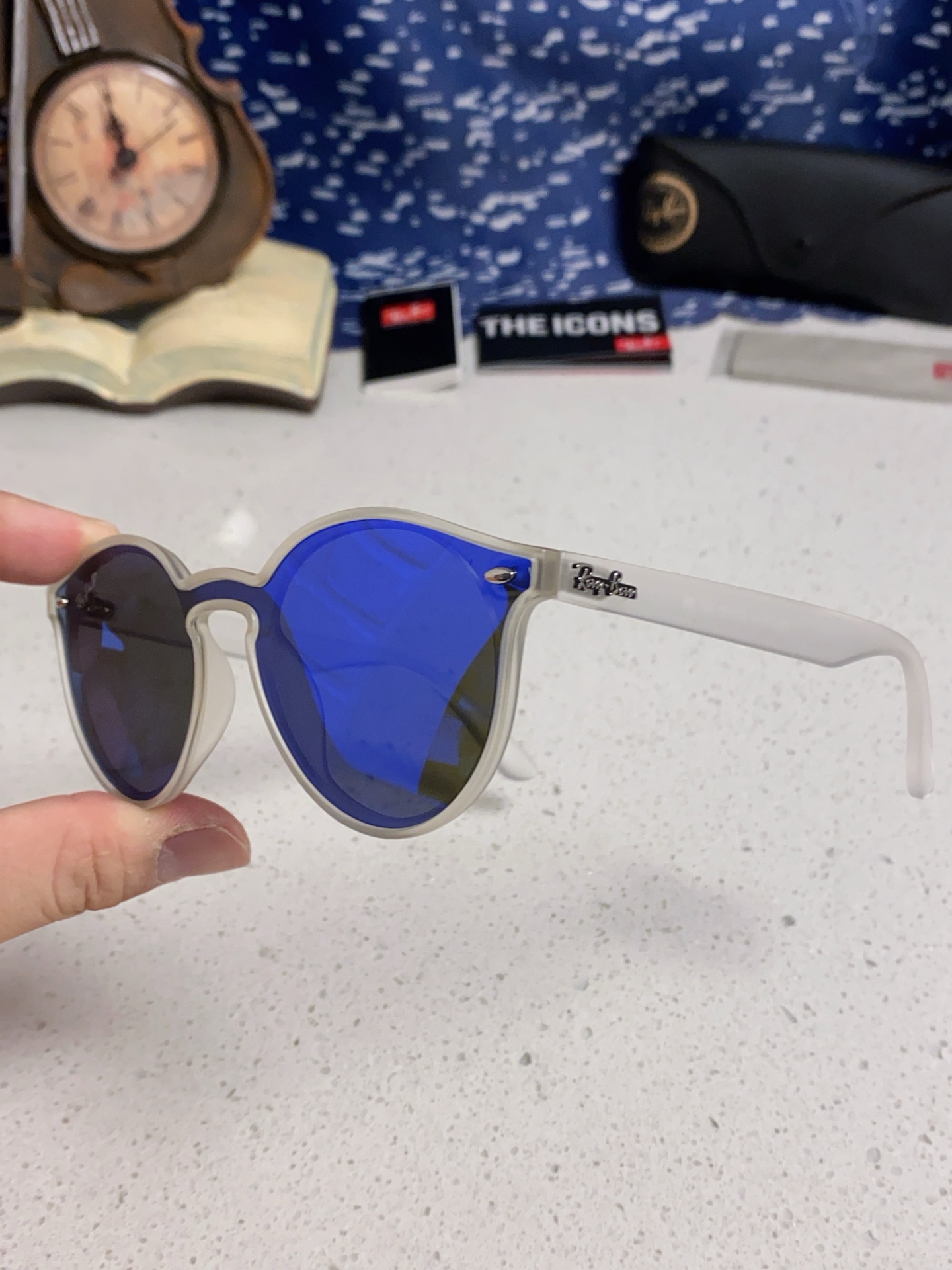  RayBan雷朋 2025夏季新款 原装复古女款圆框太阳眼镜 经典款墨镜遮阳 RB4380 